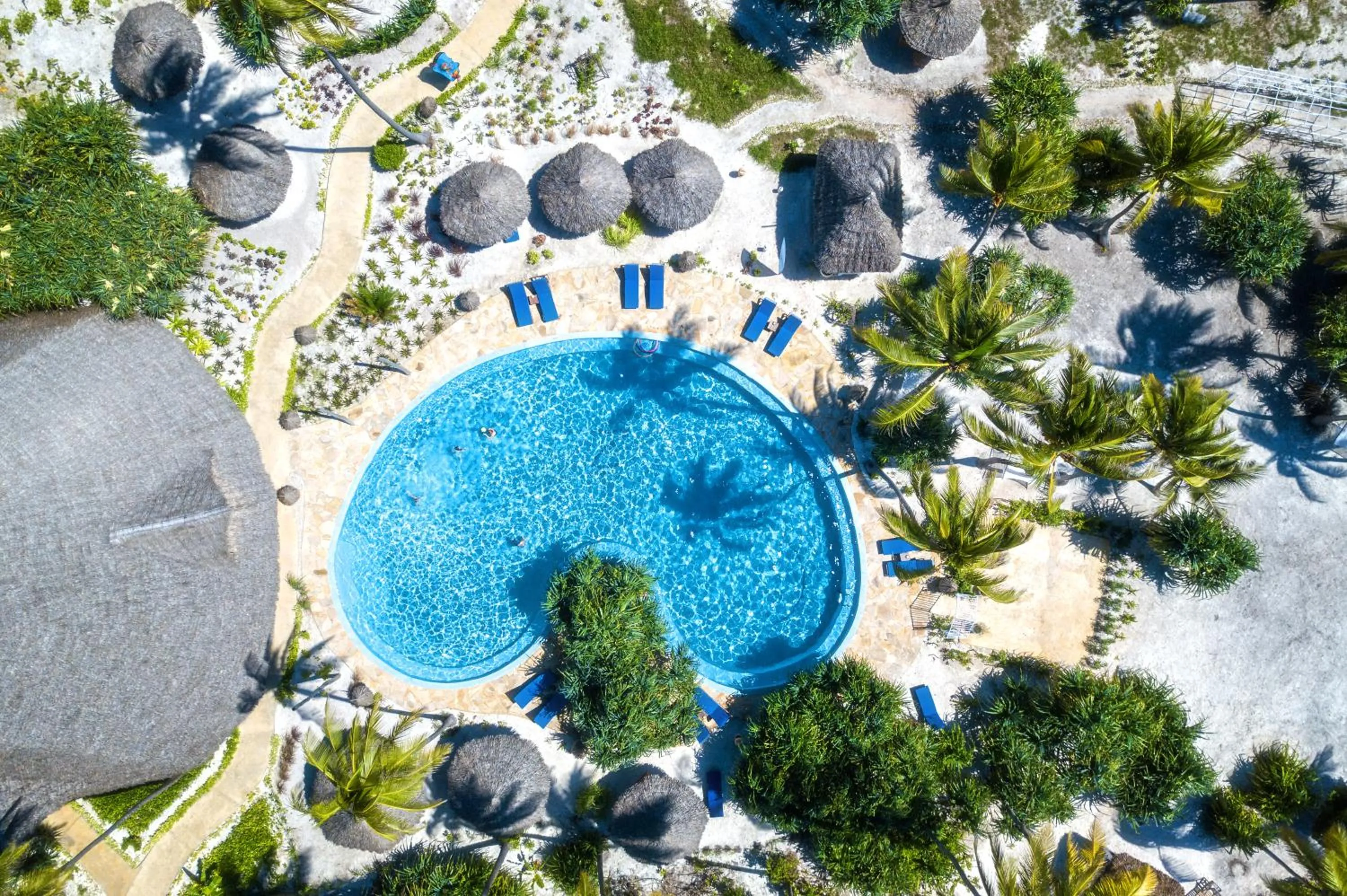Bird's eye view in Zanzibar Queen Hotel