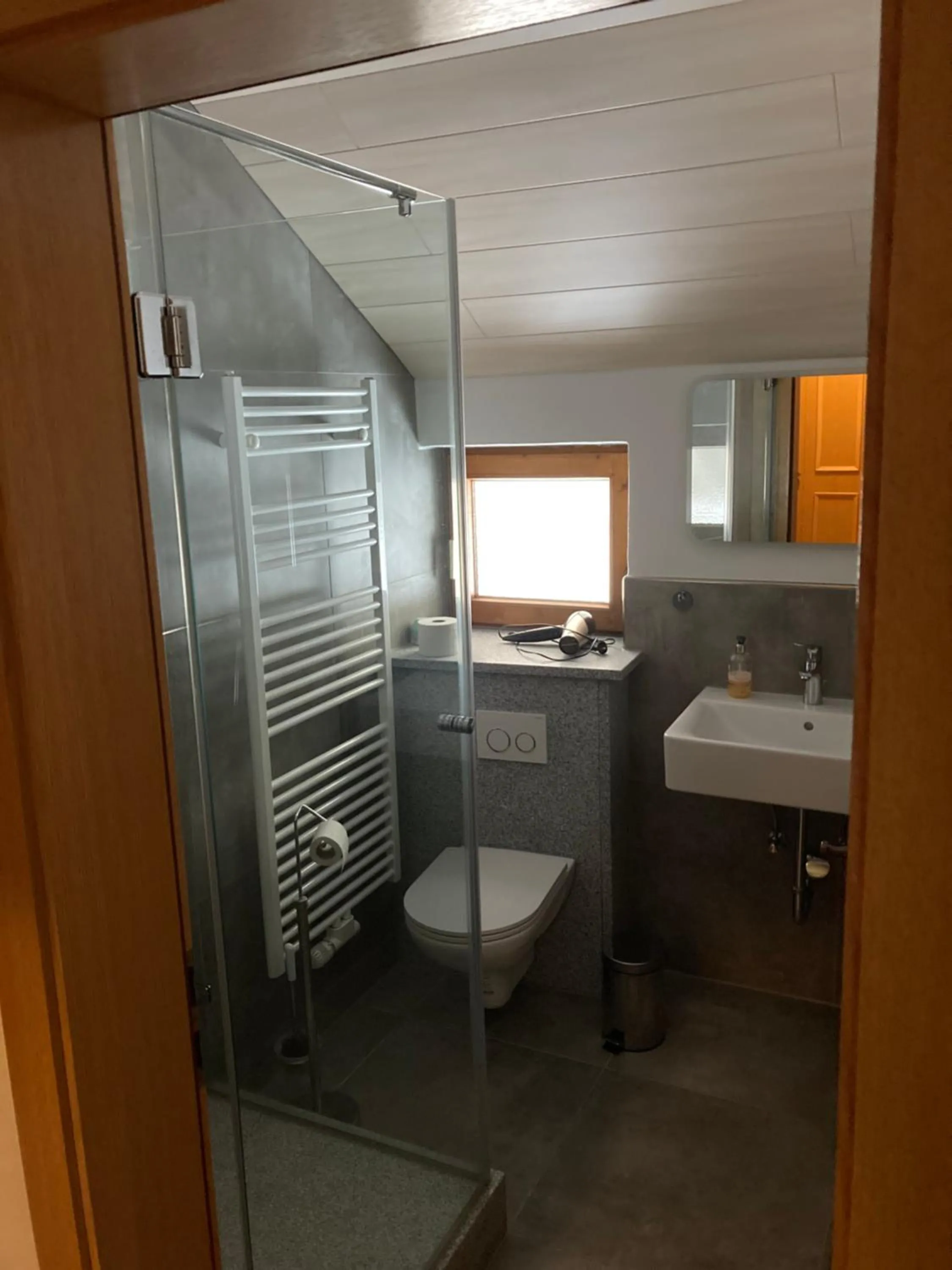 Bathroom in Gästehaus Biggi