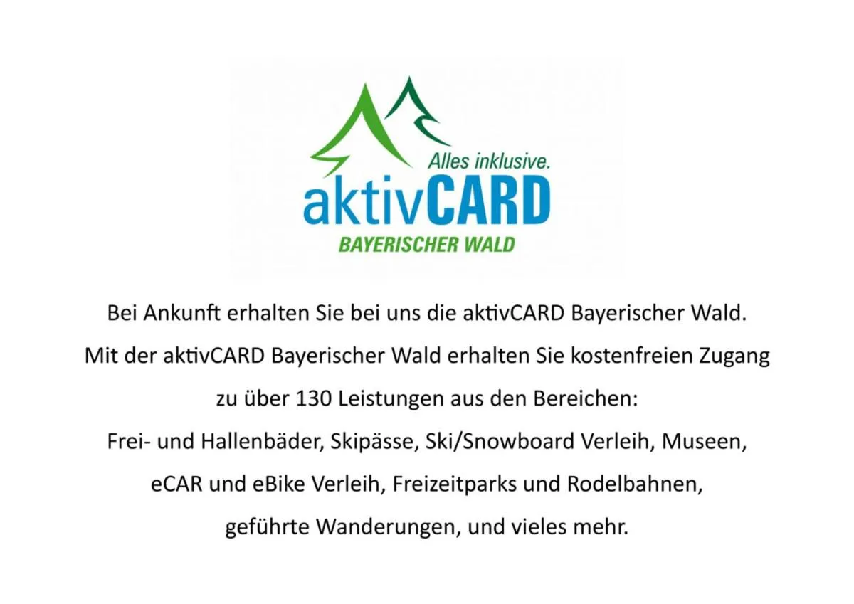 Activities in Gästehaus Biggi