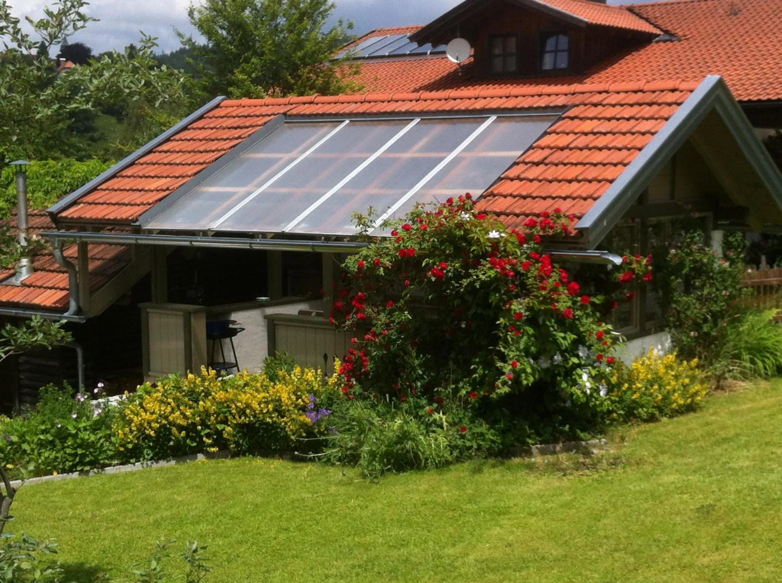 BBQ facilities in Gästehaus Biggi