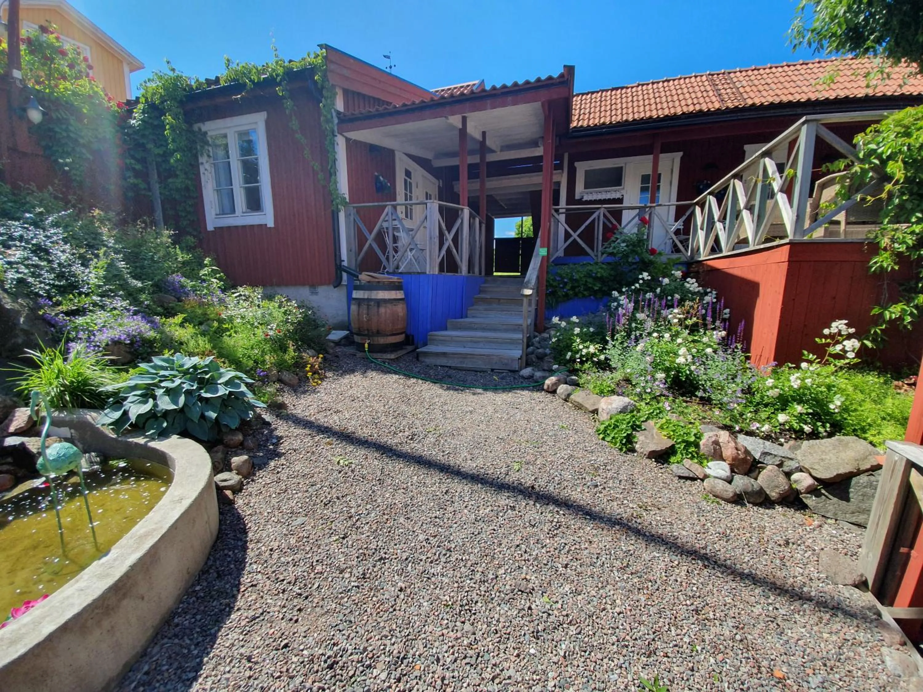 Balcony/Terrace in Gårdshotell Klockargården Öregrund