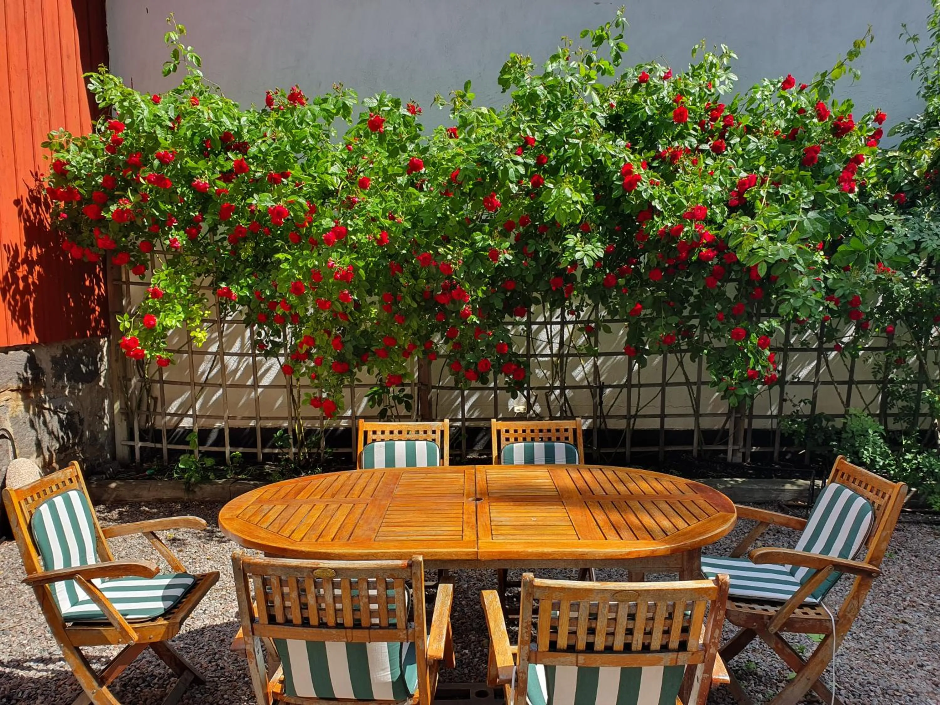 Balcony/Terrace in Gårdshotell Klockargården Öregrund