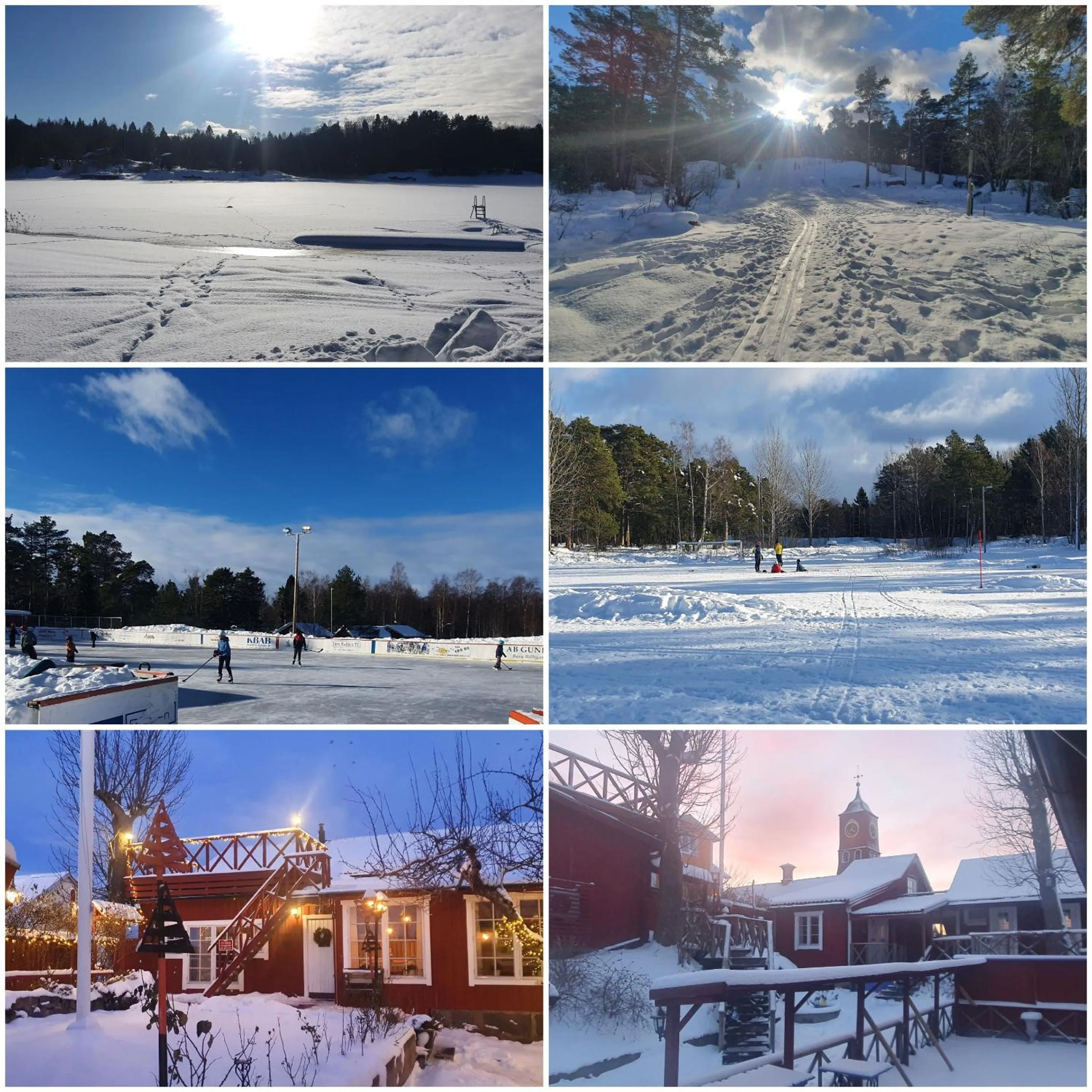Winter in Gårdshotell Klockargården Öregrund