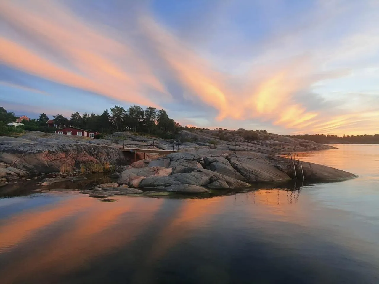Natural landscape in Gårdshotell Klockargården Öregrund