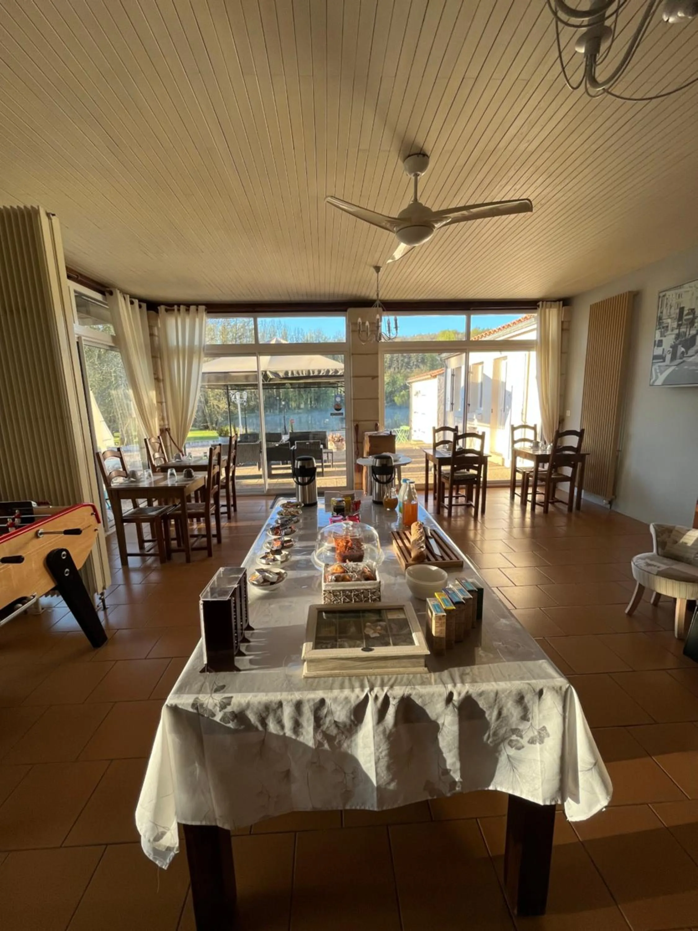 Breakfast in Le Domaine de L'étang de Sandanet