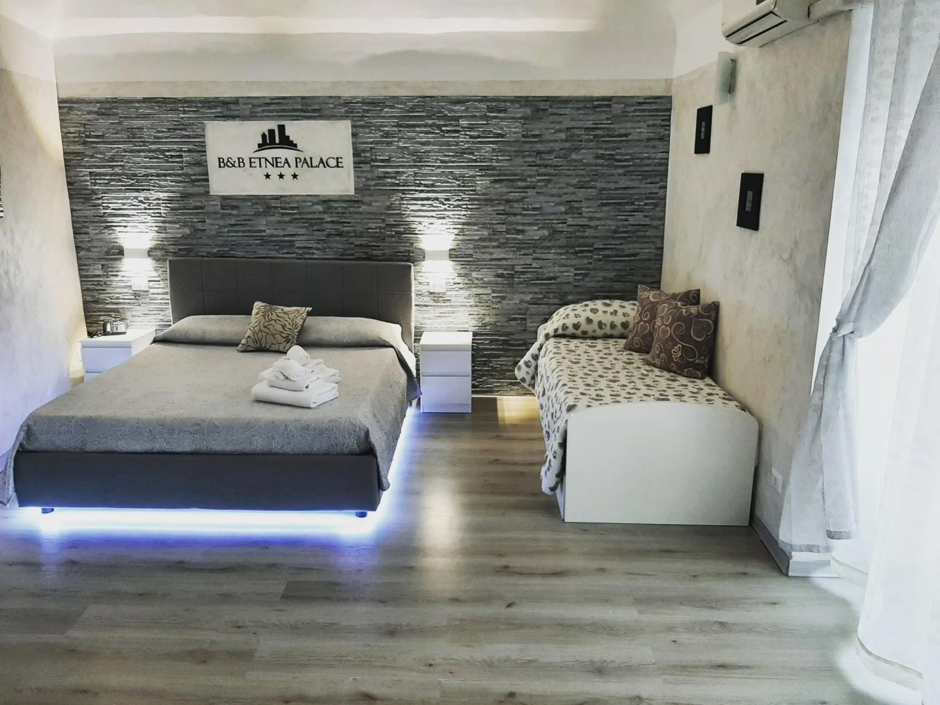 Bed in B&B Etnea Palace