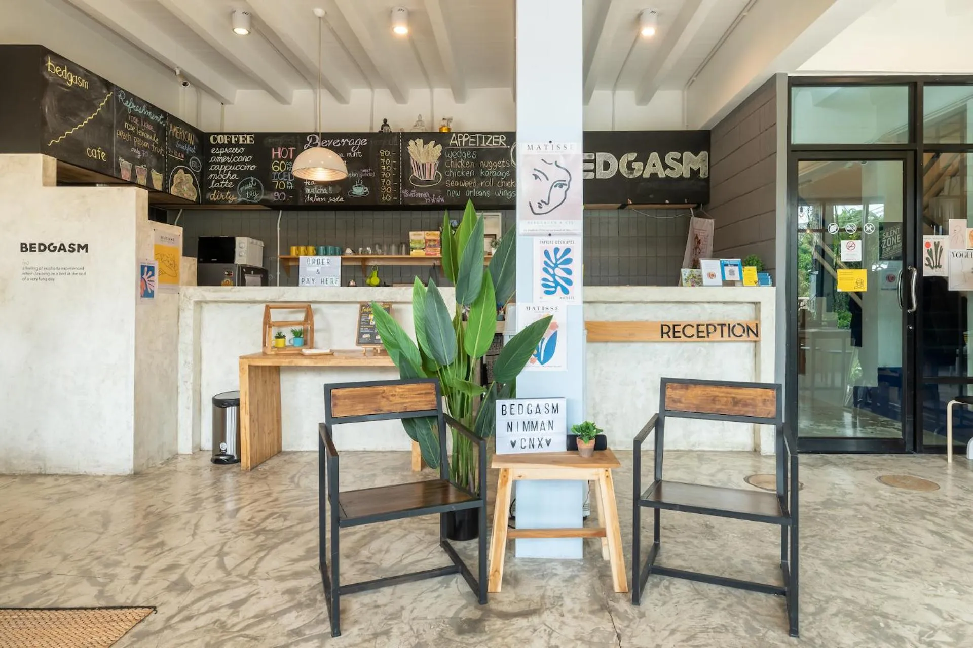 Lobby or reception in BEDGASM Hotel x Cafe Nimman