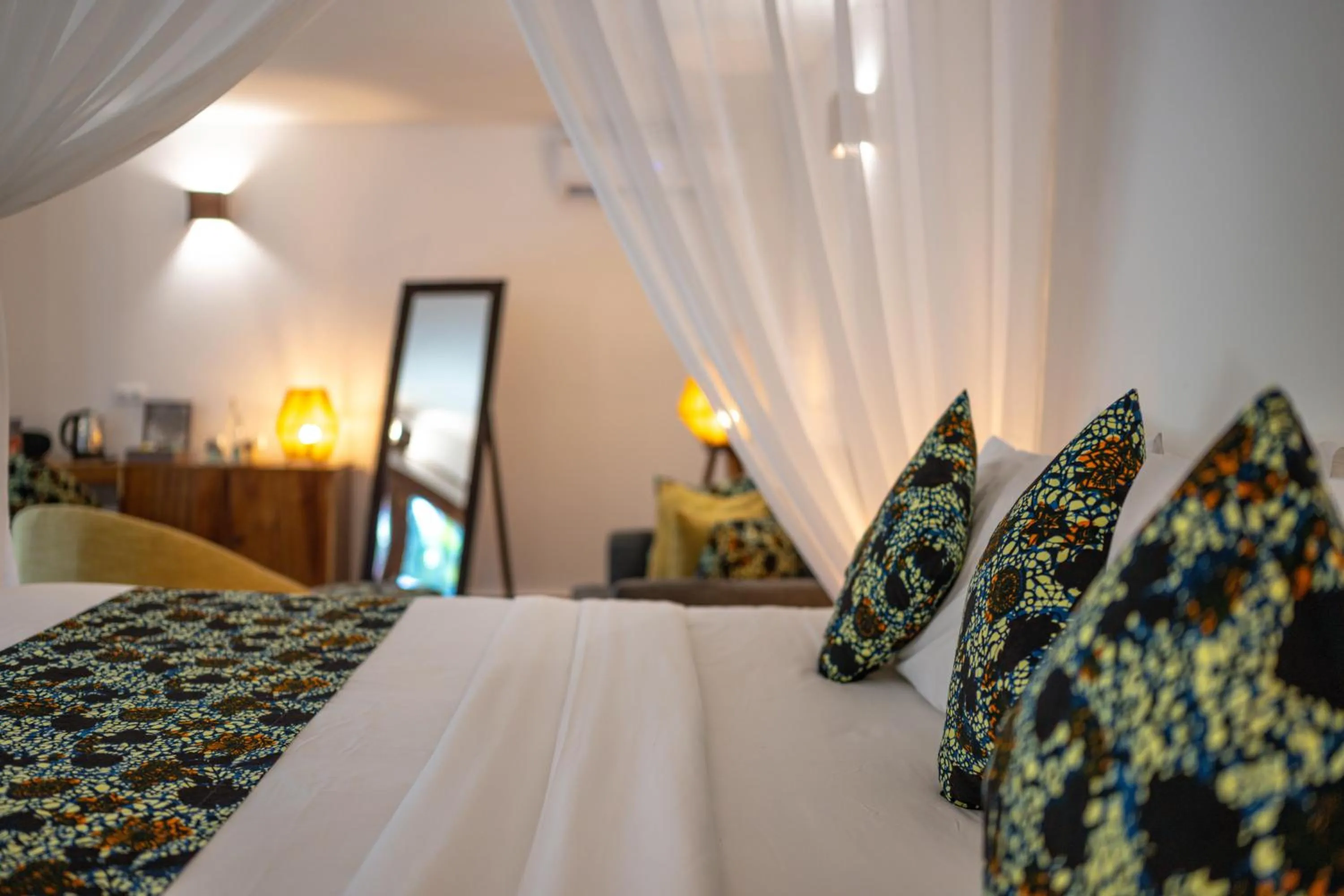 Bed in White Paradise Zanzibar