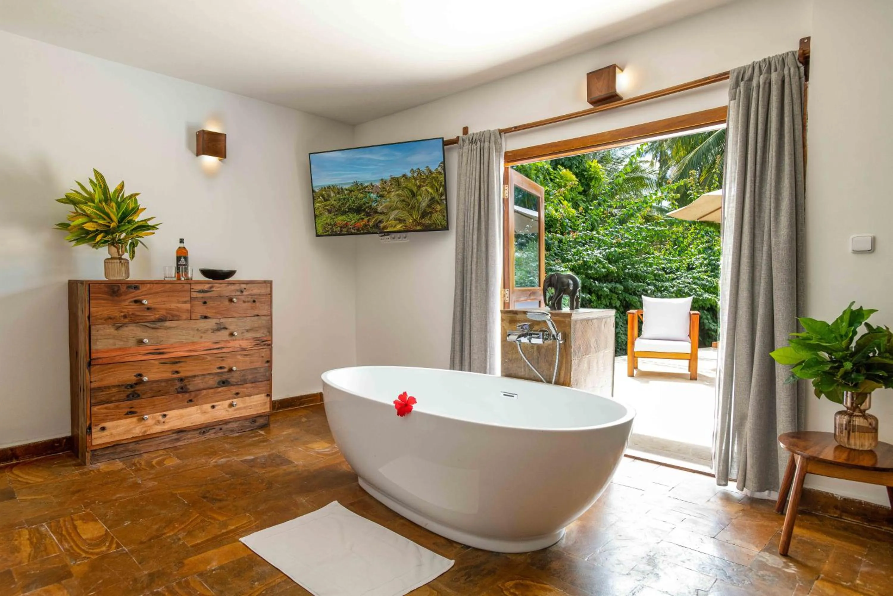 Natural landscape in White Paradise Zanzibar