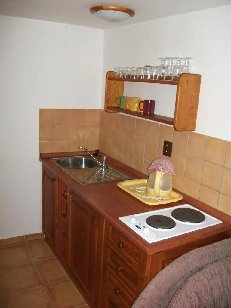 Kitchen or kitchenette in Chalupa u Smrčiny
