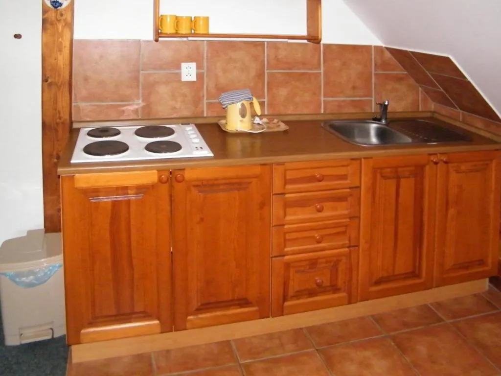 Kitchen or kitchenette in Chalupa u Smrčiny