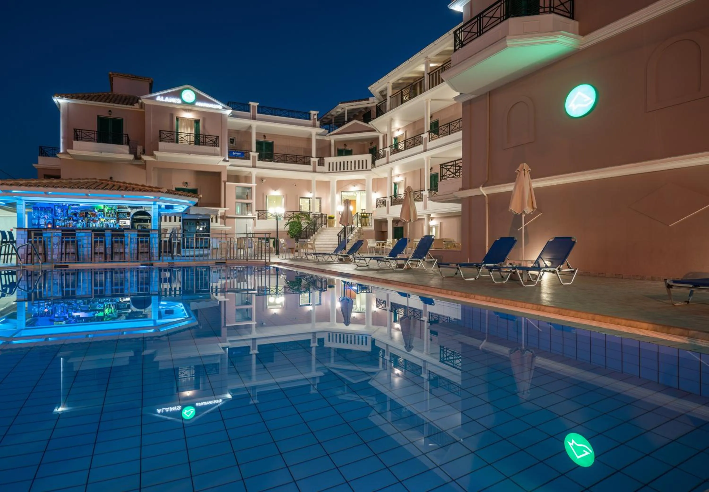 Property building in Alamis Hotel & Apartments