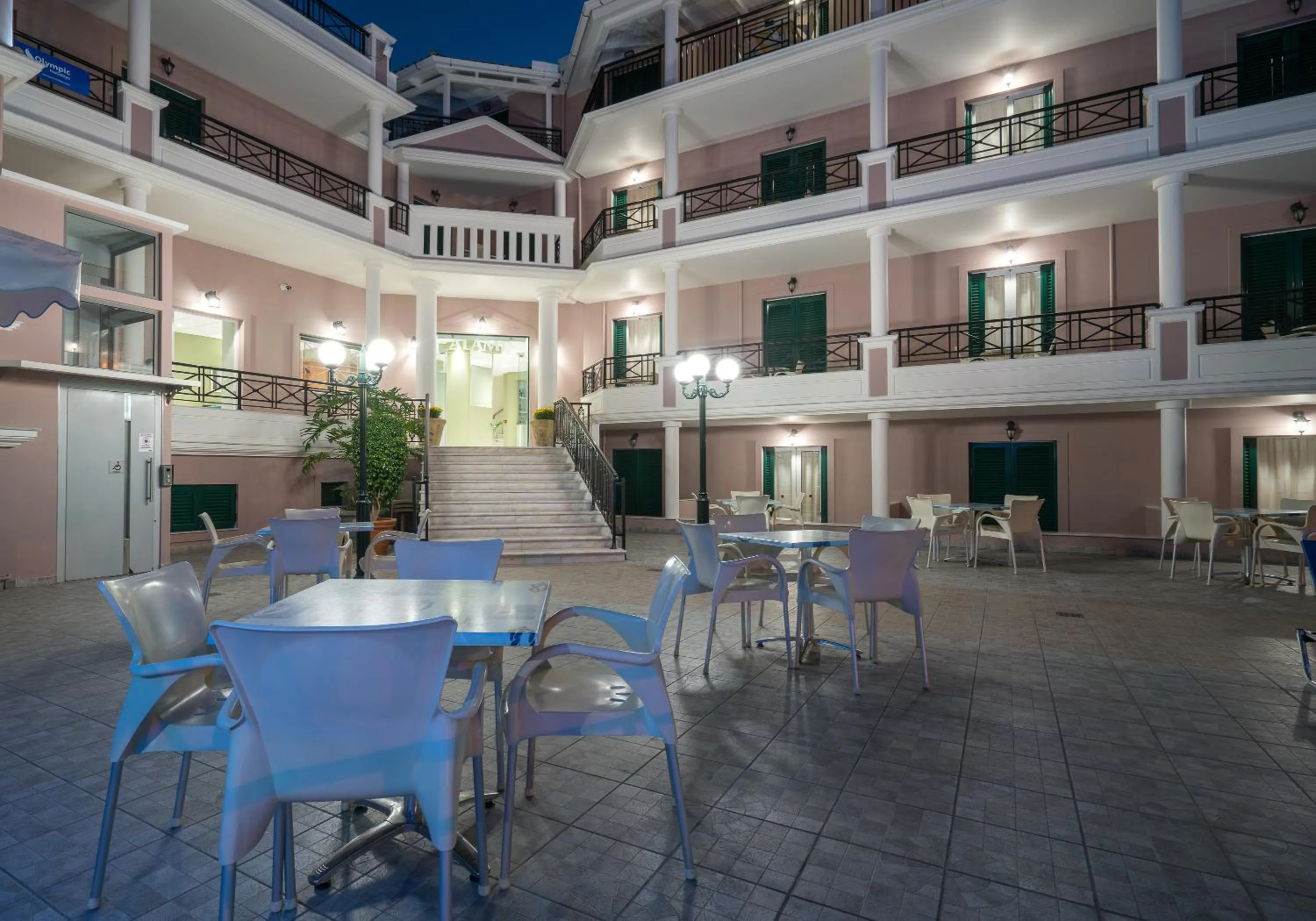 Patio in Alamis Hotel & Apartments