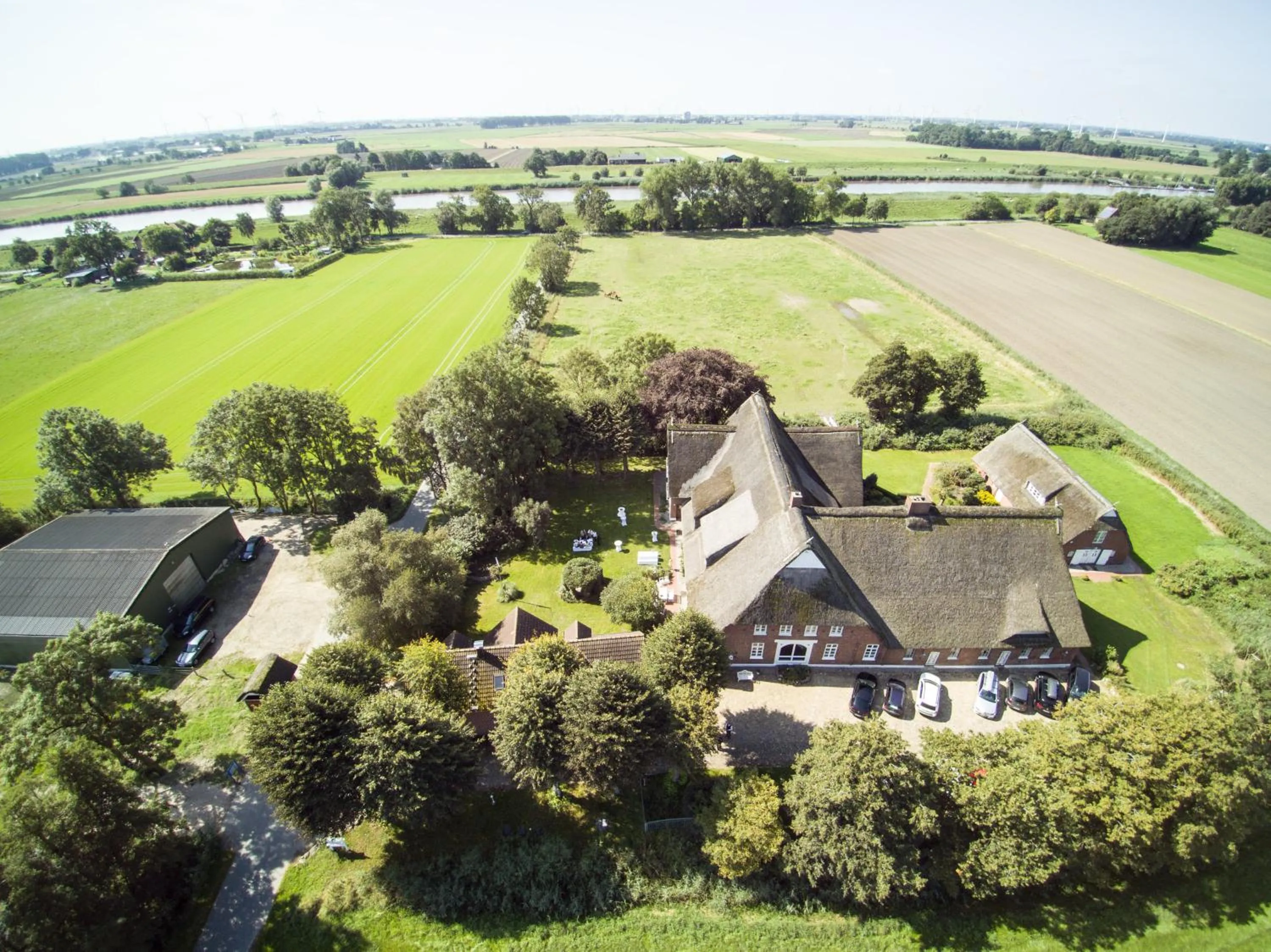 Bird's eye view in Landsitzhotel und Seminarium Peterhof