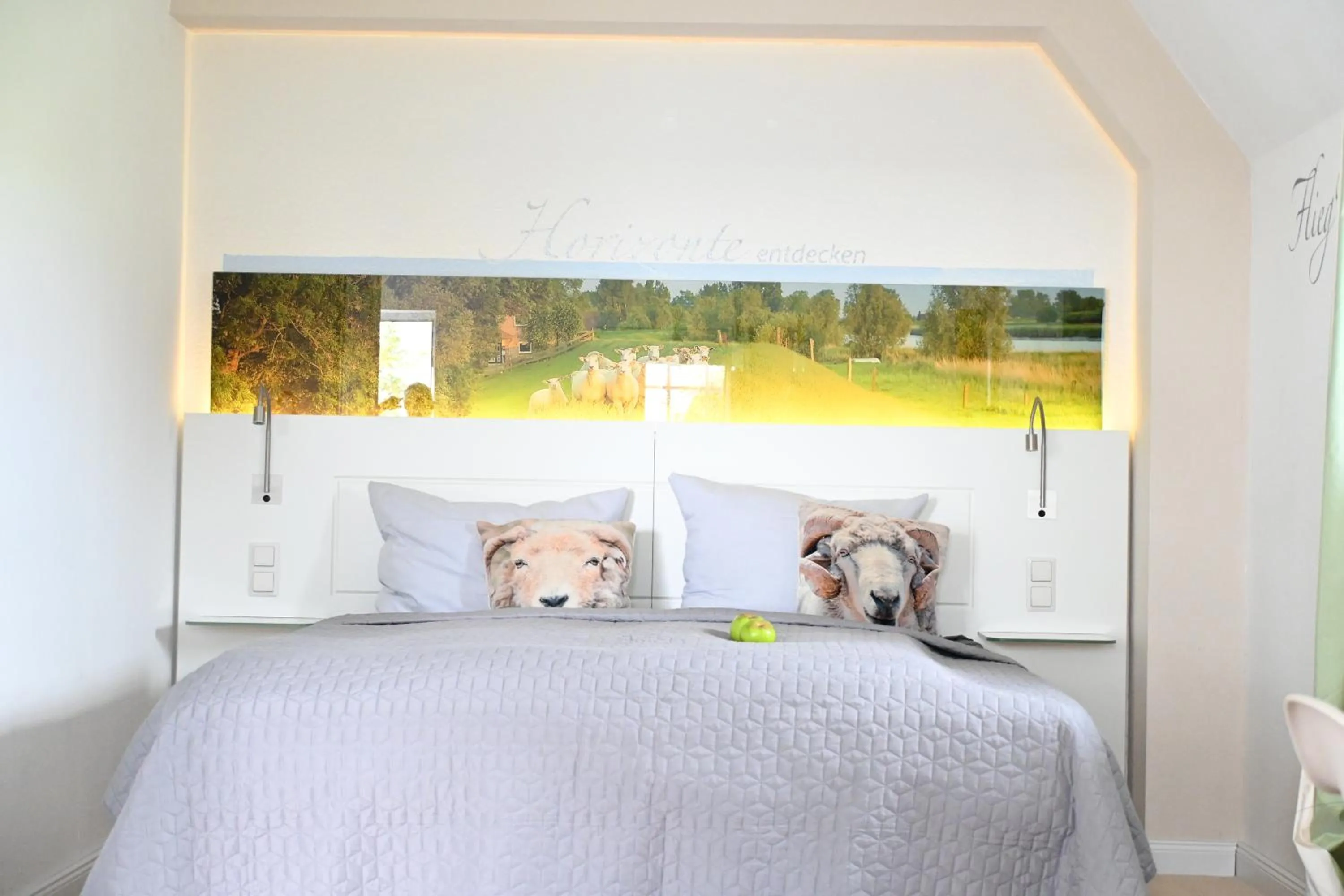 Bed in Landsitzhotel und Seminarium Peterhof