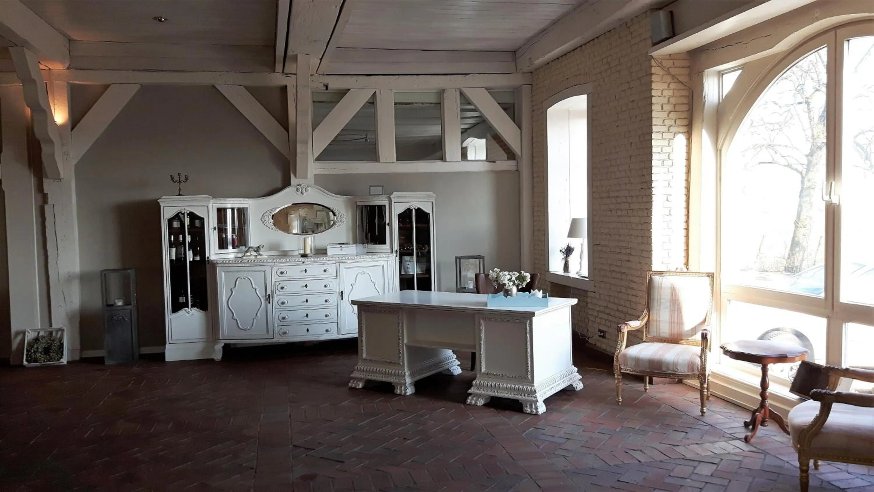 Lobby or reception in Landsitzhotel und Seminarium Peterhof