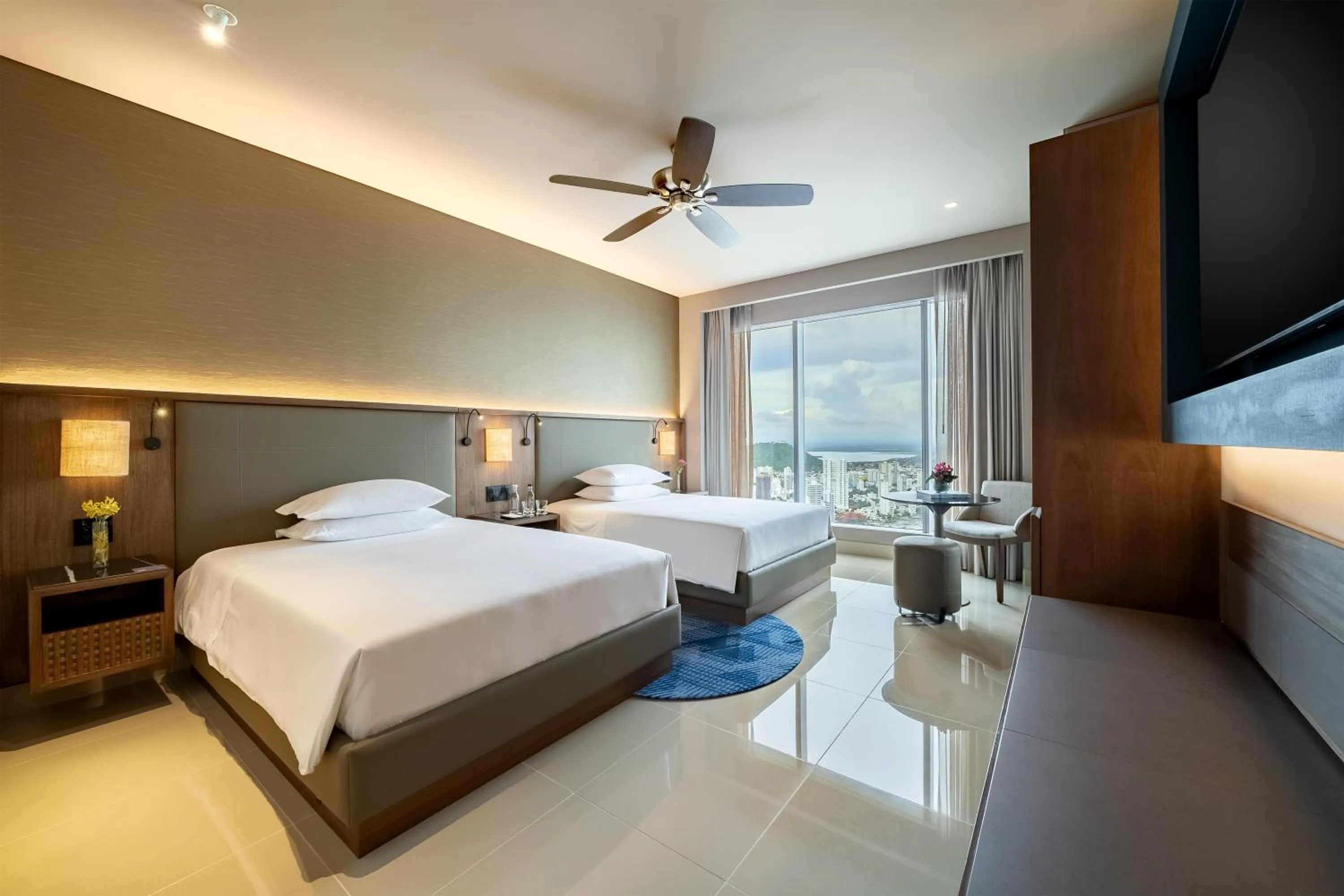 Bedroom, Bed in Hyatt Regency Cartagena