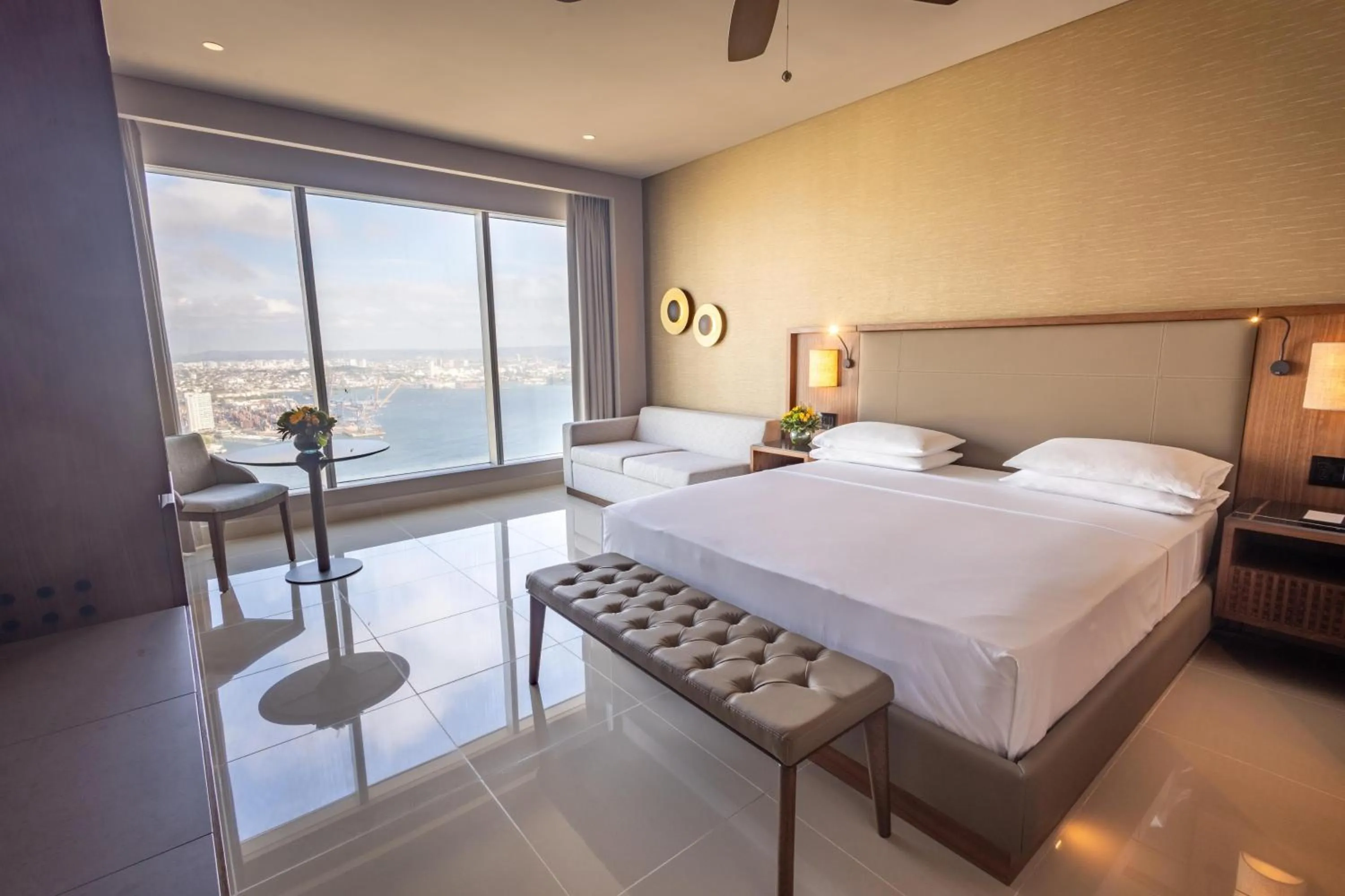 Bedroom, Bed in Hyatt Regency Cartagena