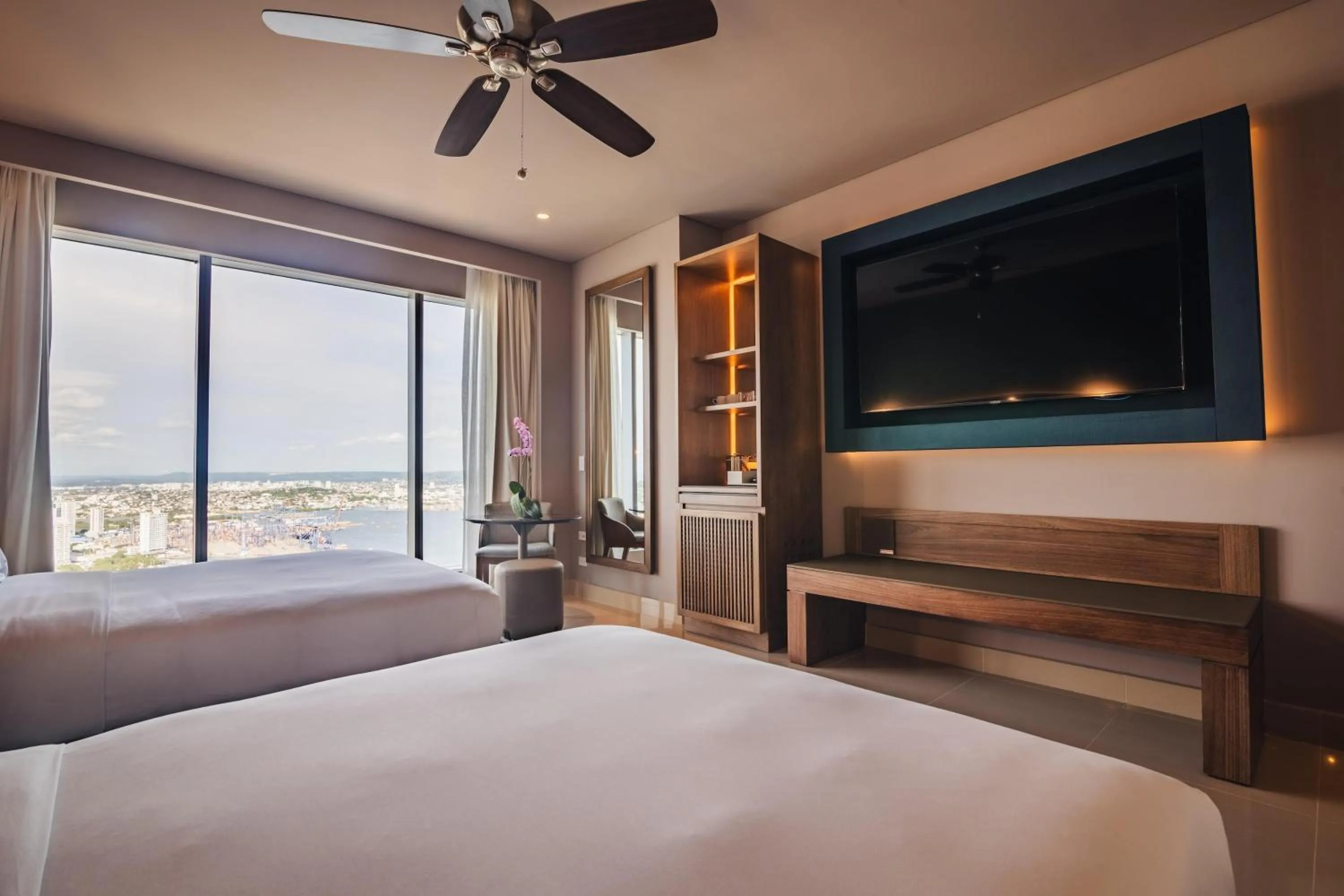 Bedroom, Bed in Hyatt Regency Cartagena