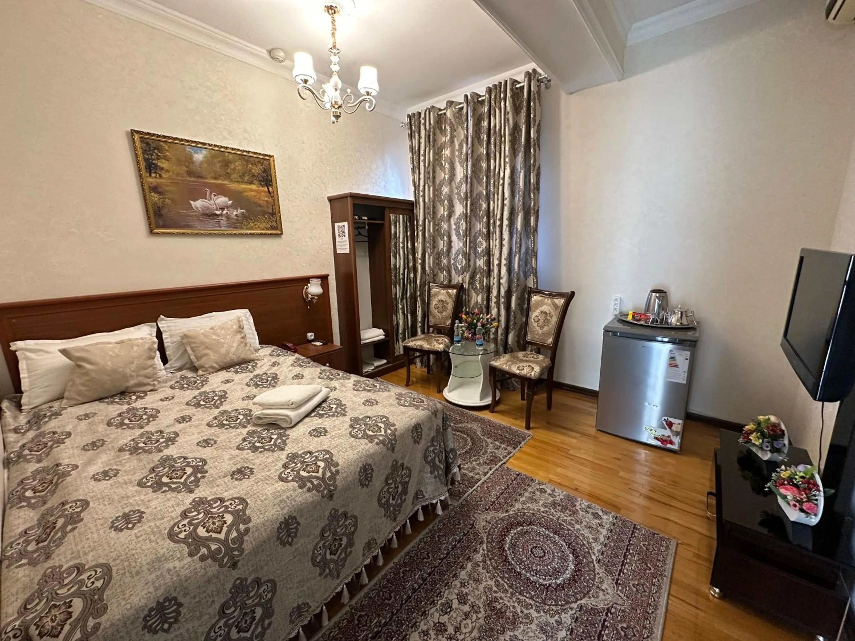 Bed in Sarbon Hotel Tashkent