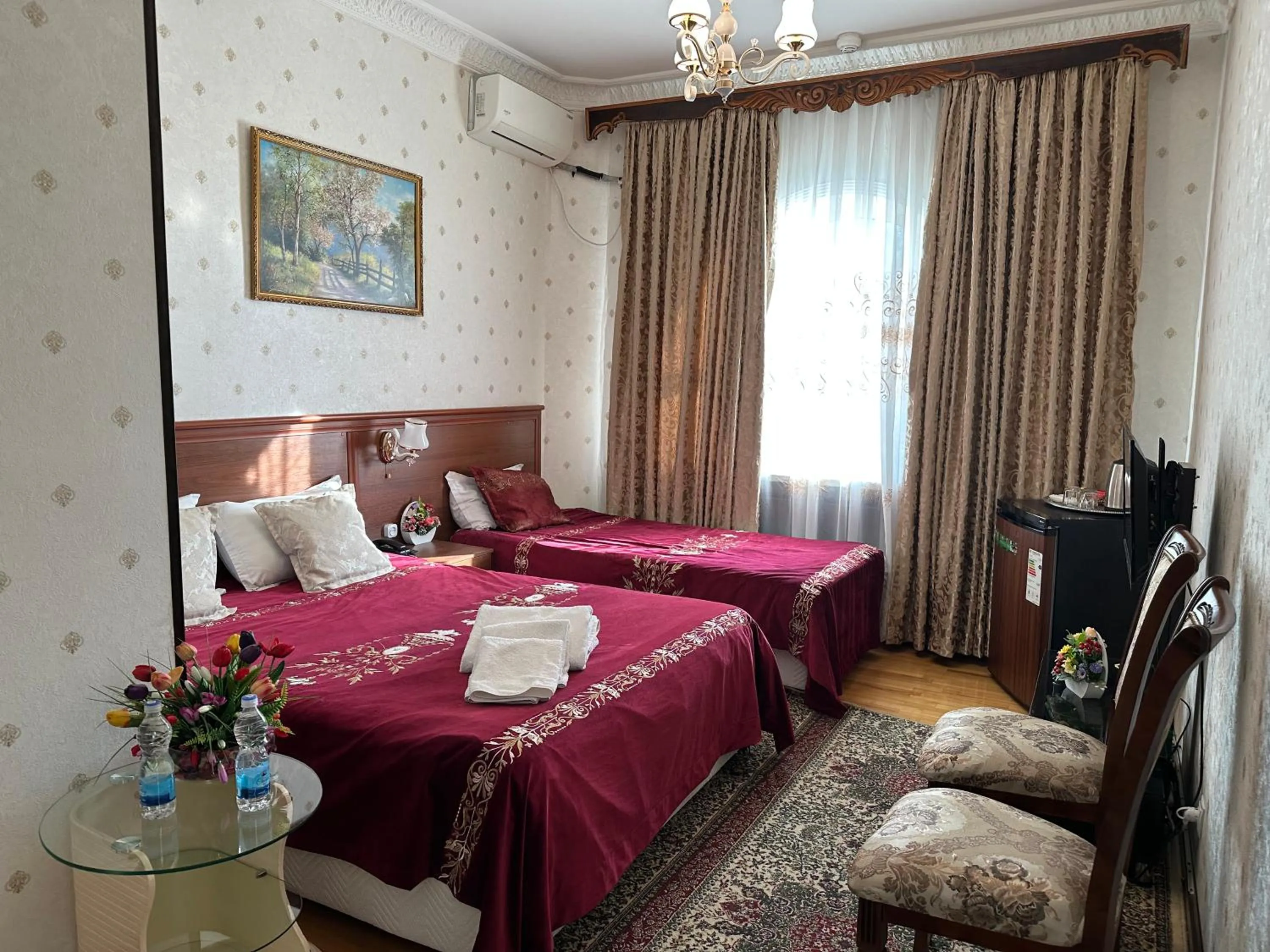 Bed in Sarbon Hotel Tashkent