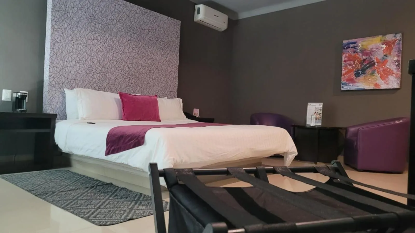 Bedroom, Bed in Motel Real de Queretaro