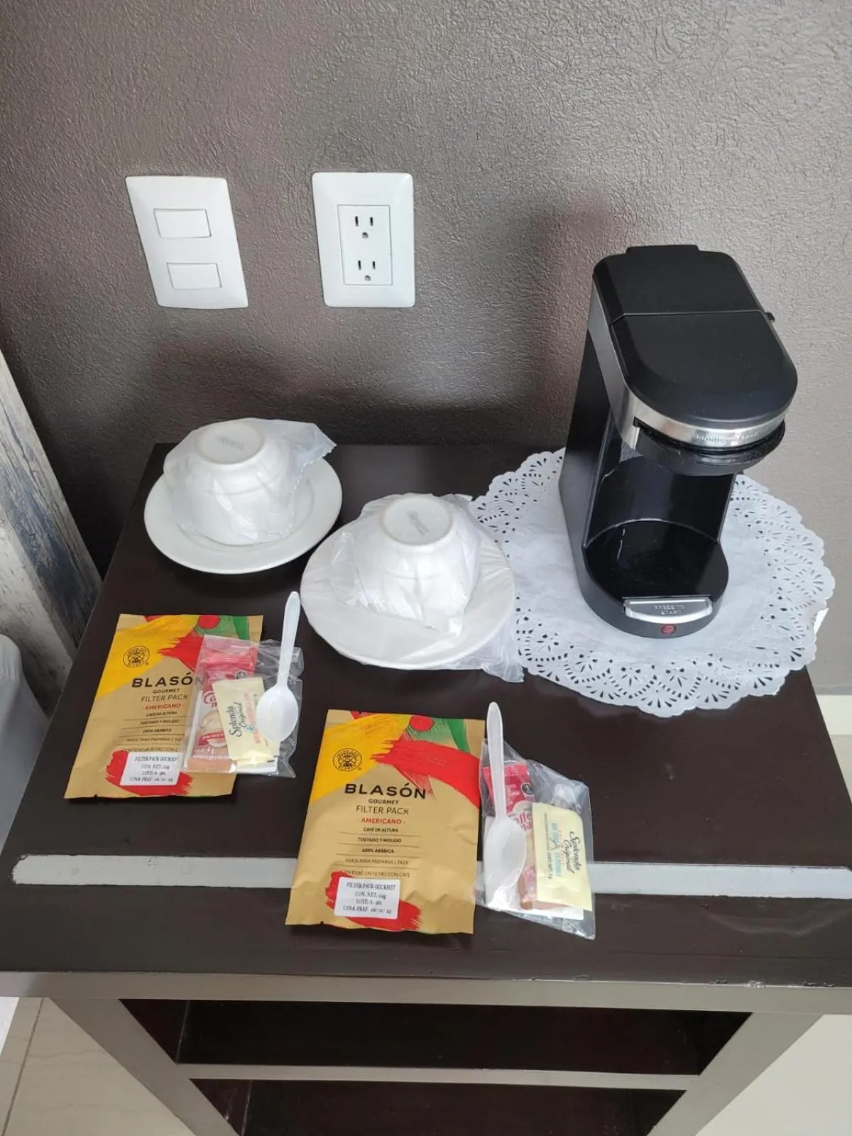 Coffee/tea facilities in Motel Real de Queretaro