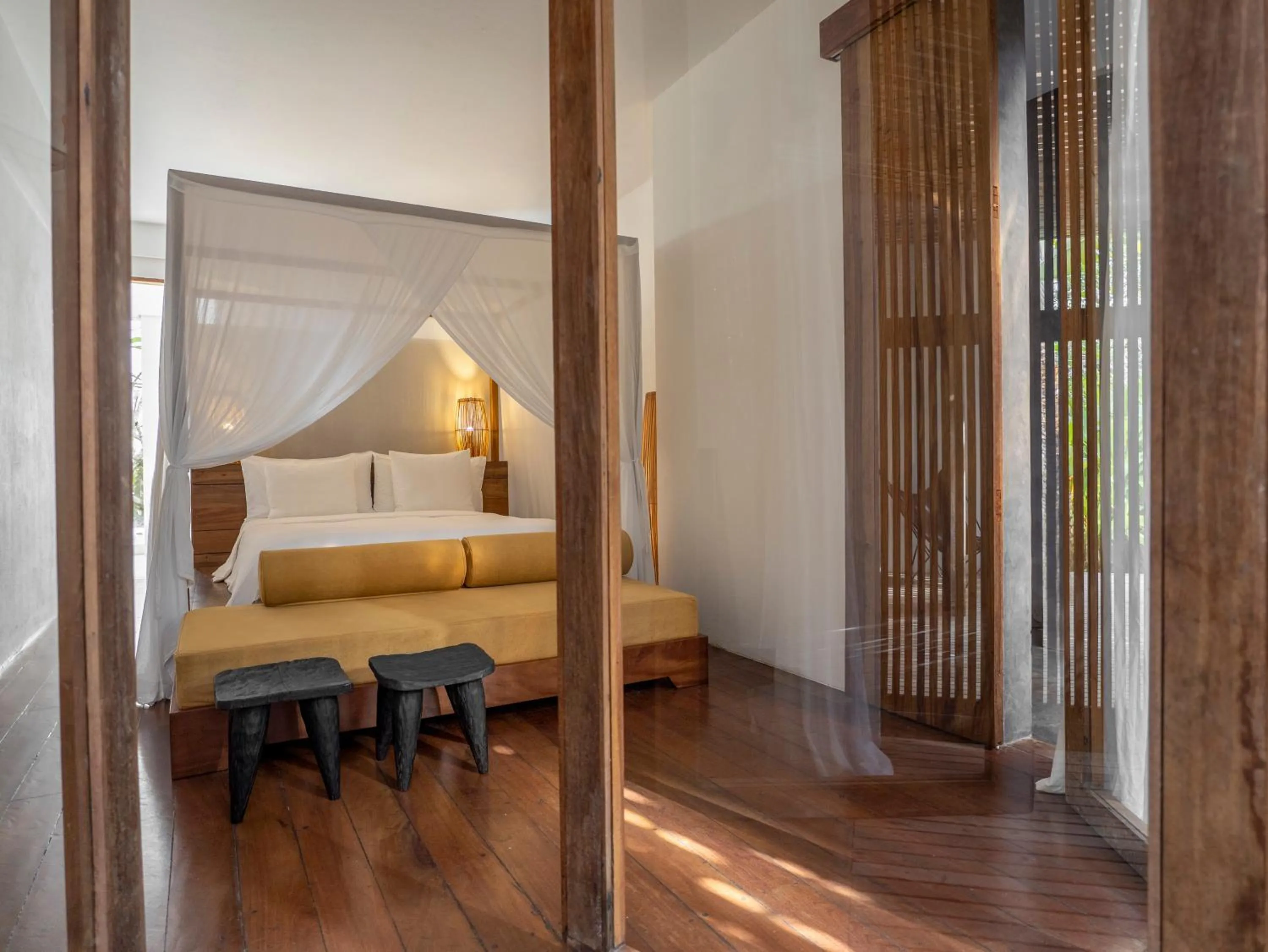 Photo of the whole room, Bed in KA BRU Beach Boutique Hotel