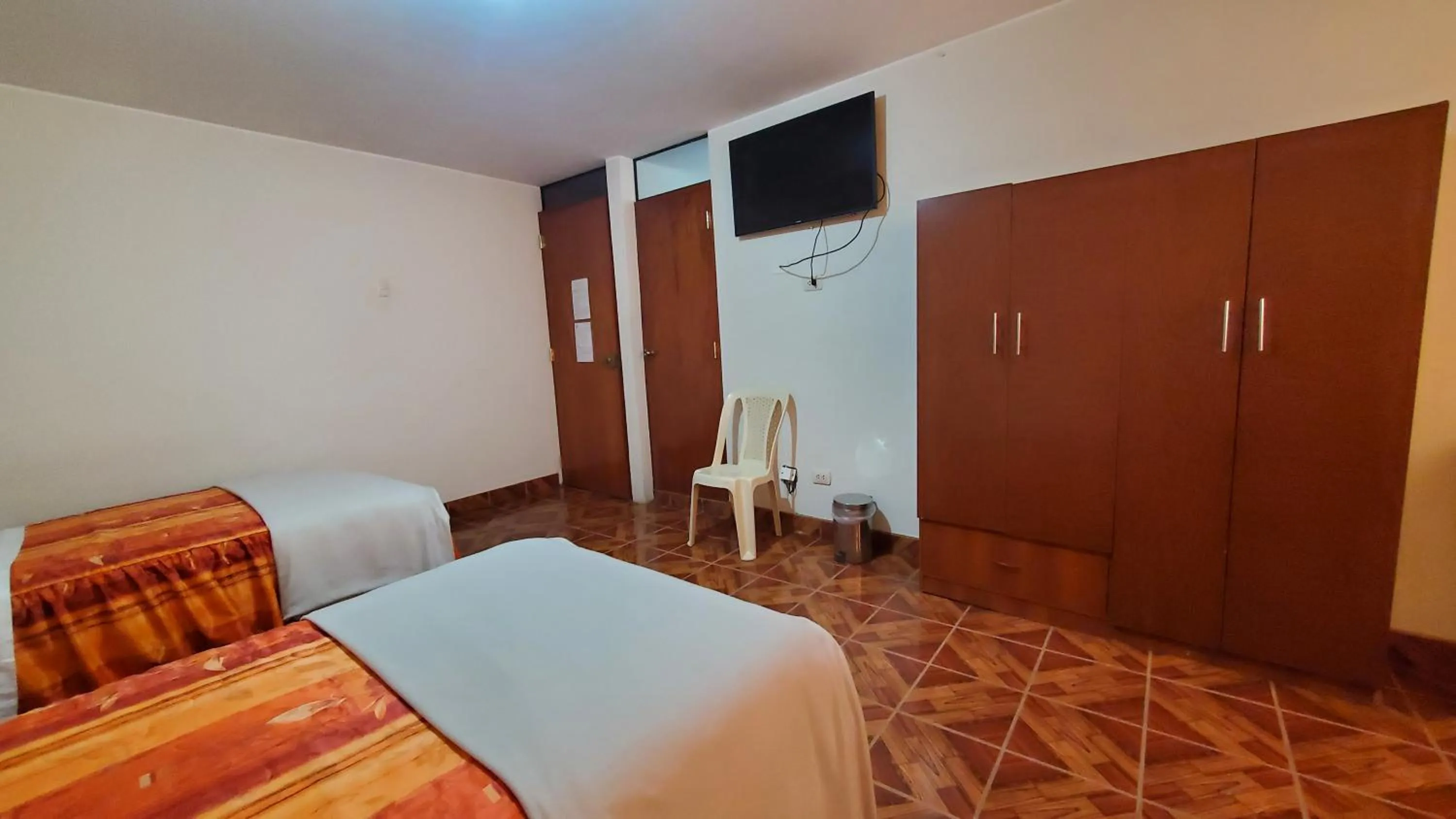 Bed in Hotel Wanka Palace