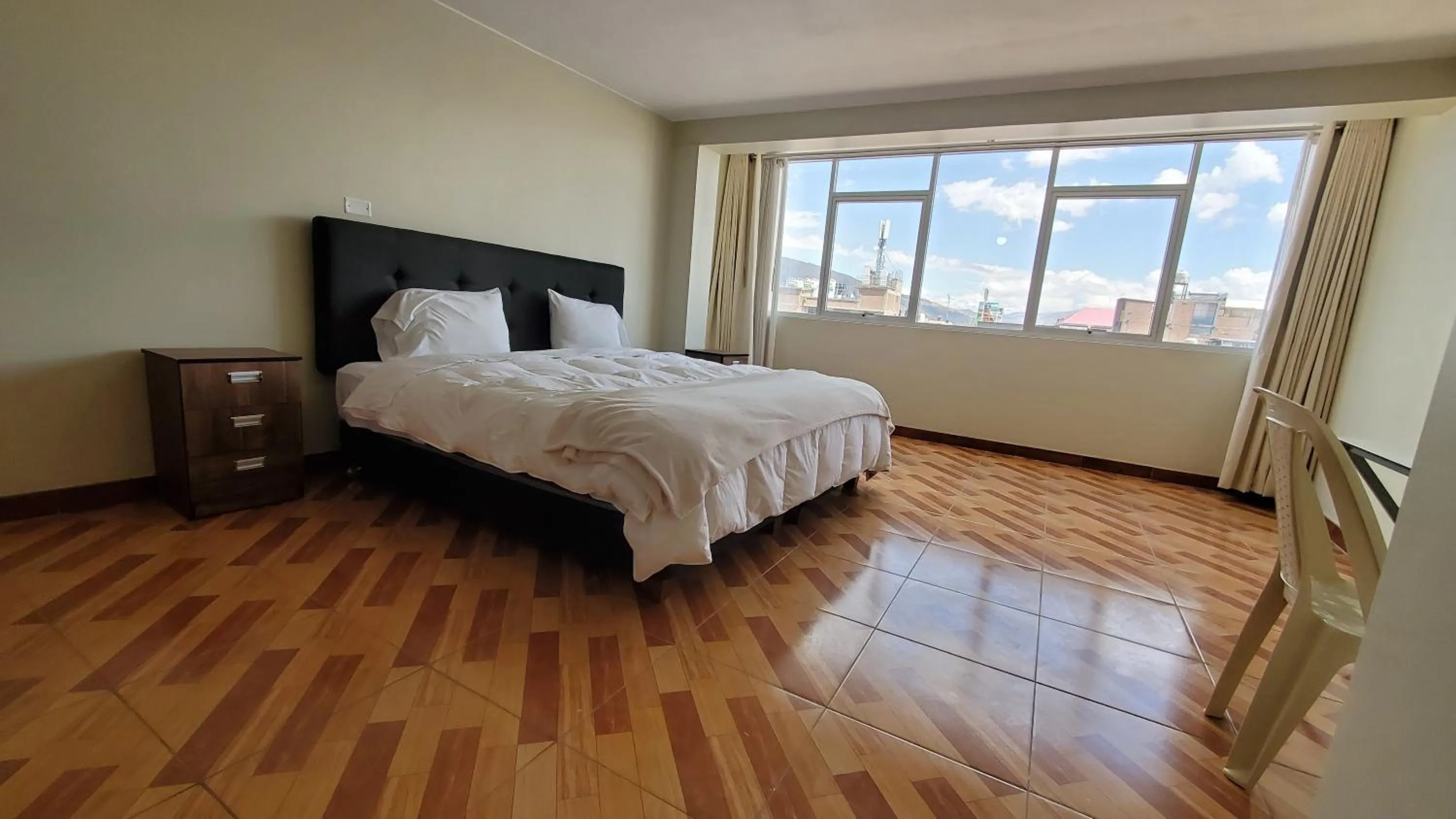 Bed in Hotel Wanka Palace