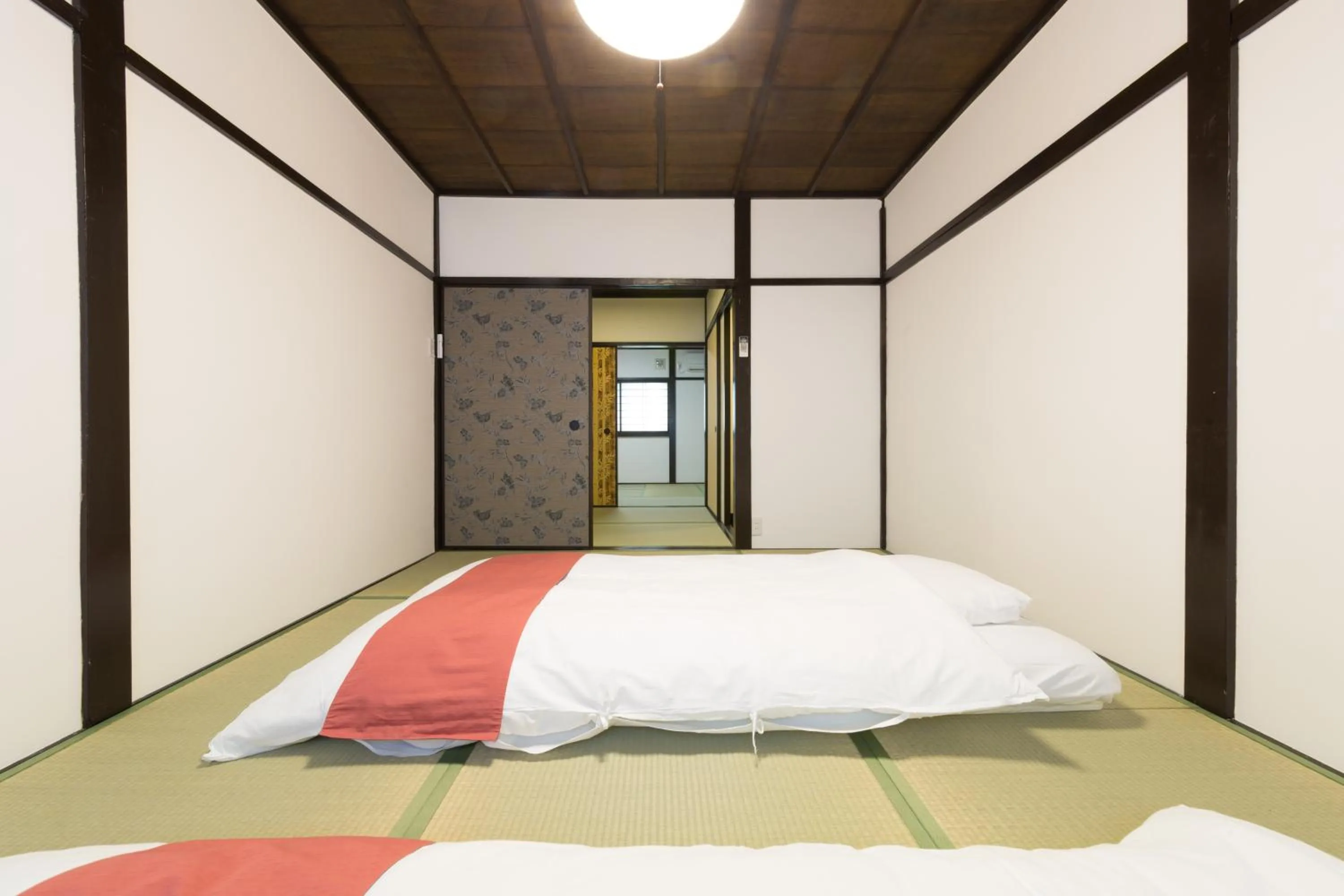 Bedroom, Bed in Kyotoya Suzakuan