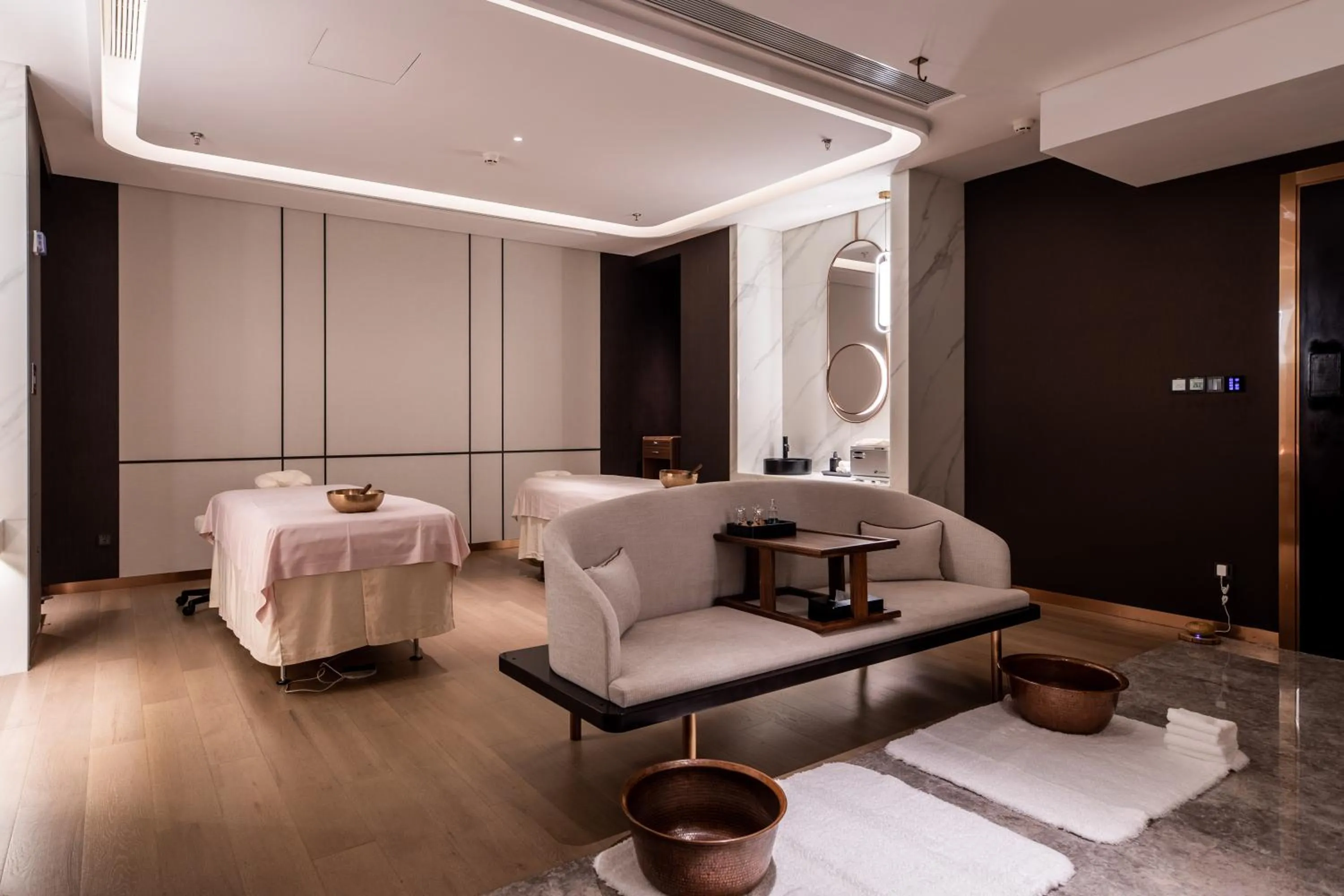 Bed in The Anandi Hotel and SPA - Luxury Healing Hotel for Wellbeing