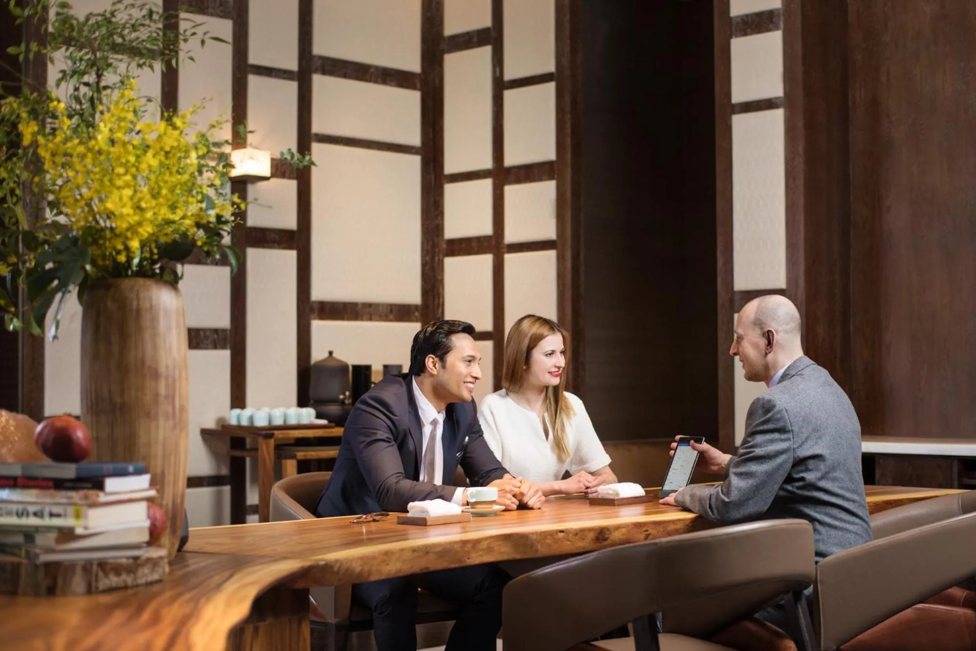 Lobby or reception in The Anandi Hotel and SPA - Luxury Healing Hotel for Wellbeing