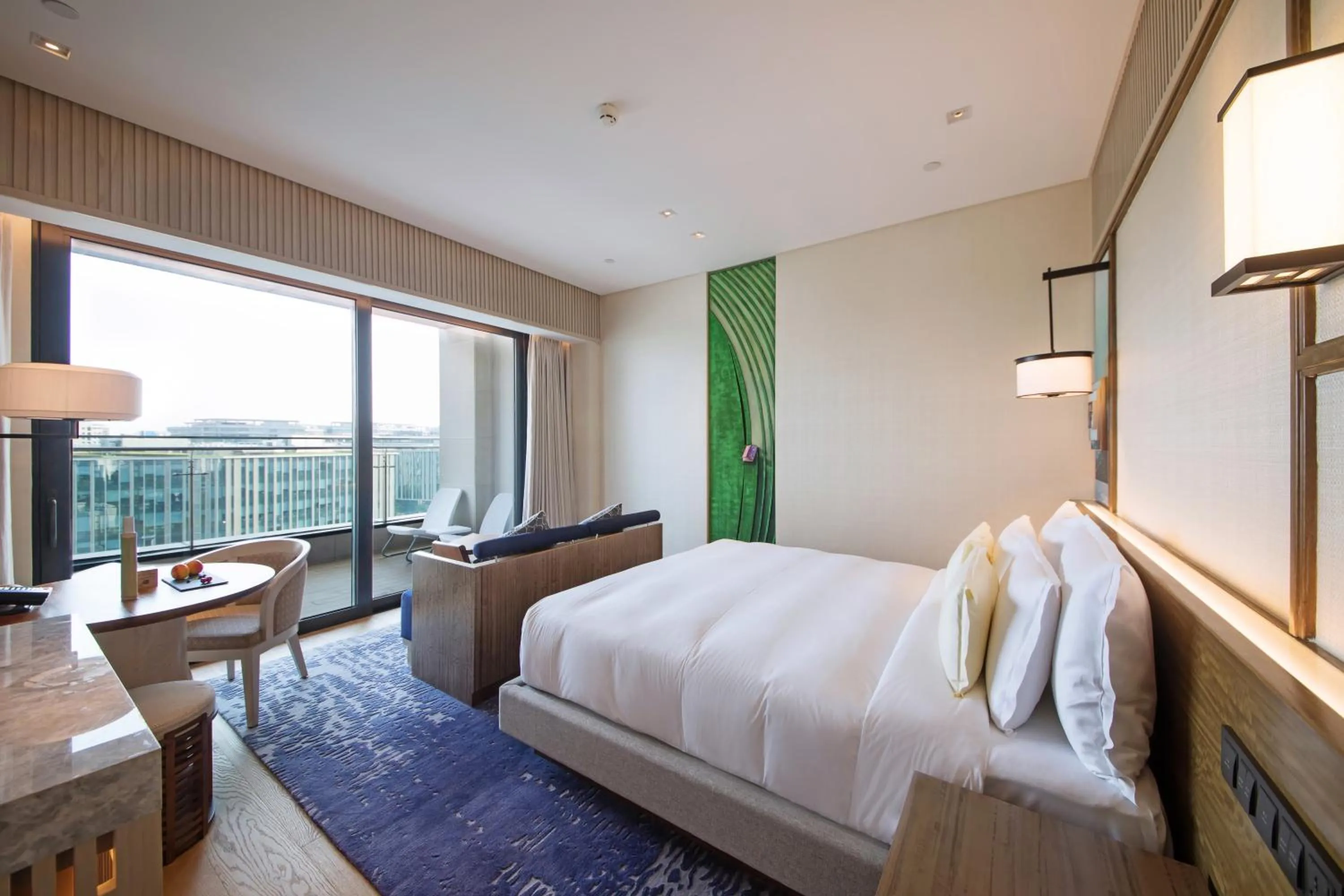 Bed in The Anandi Hotel and SPA - Luxury Healing Hotel for Wellbeing