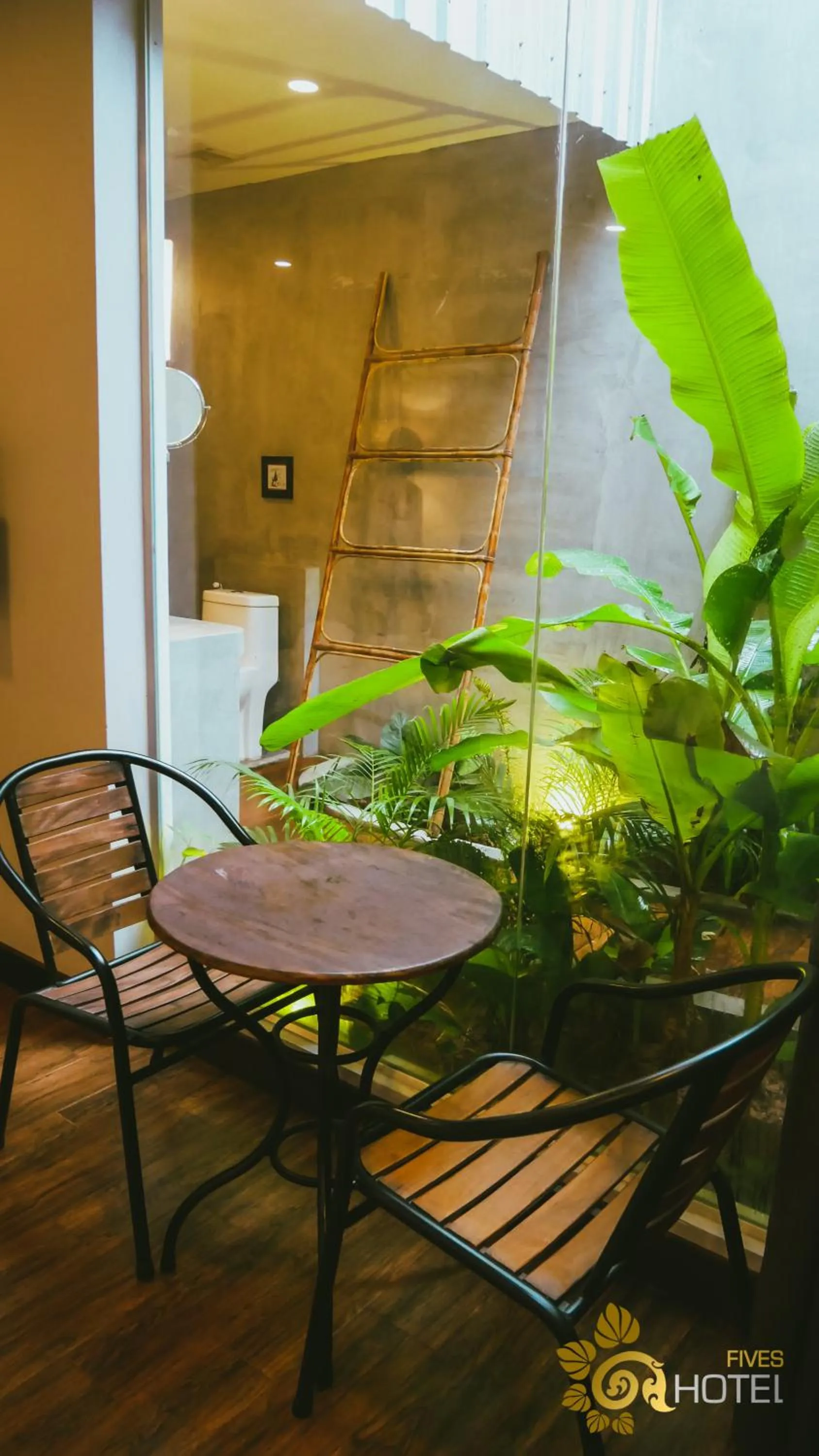 Open Air Bath in Hotel Five.S