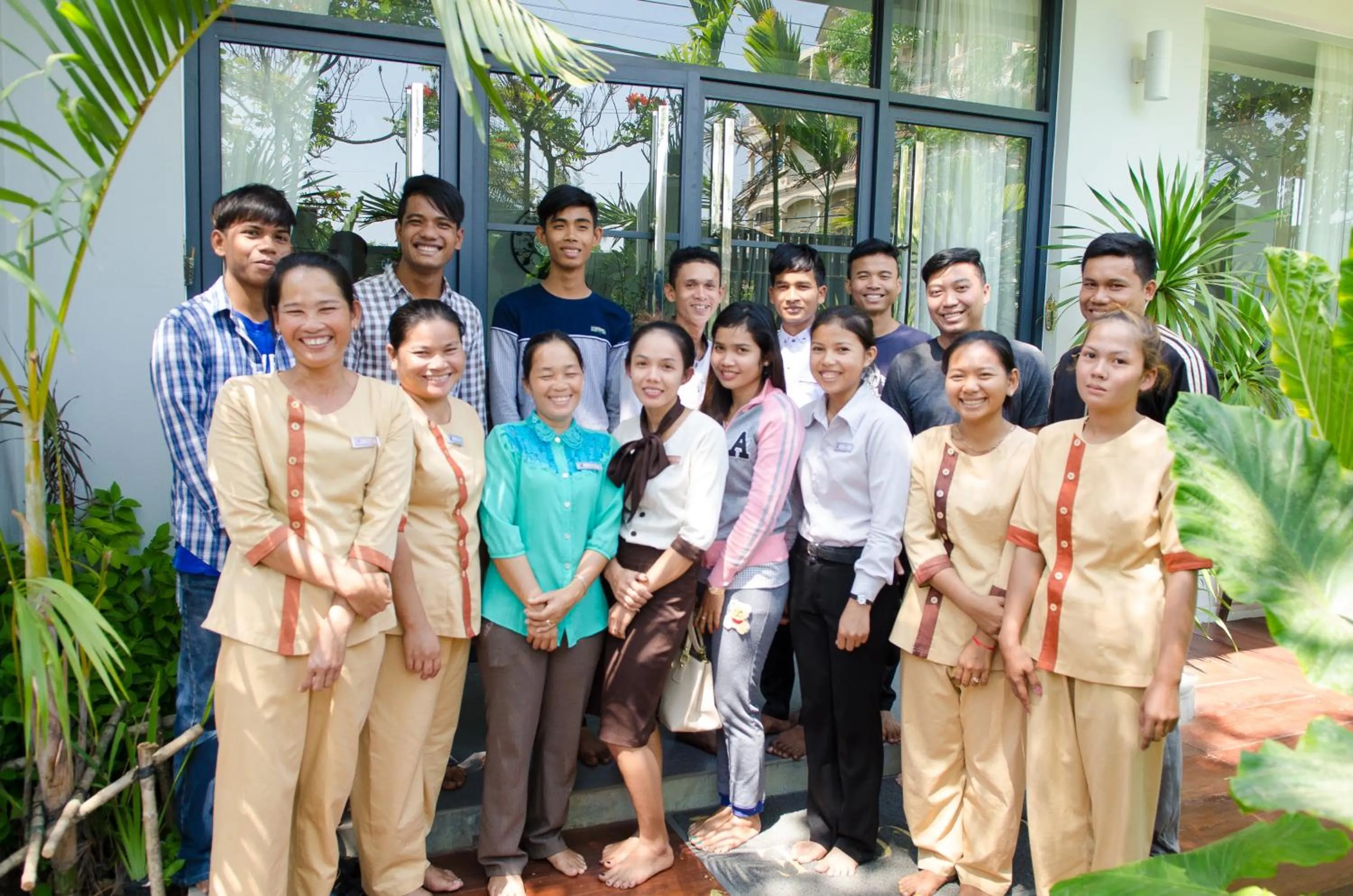 Staff in Hotel Five.S