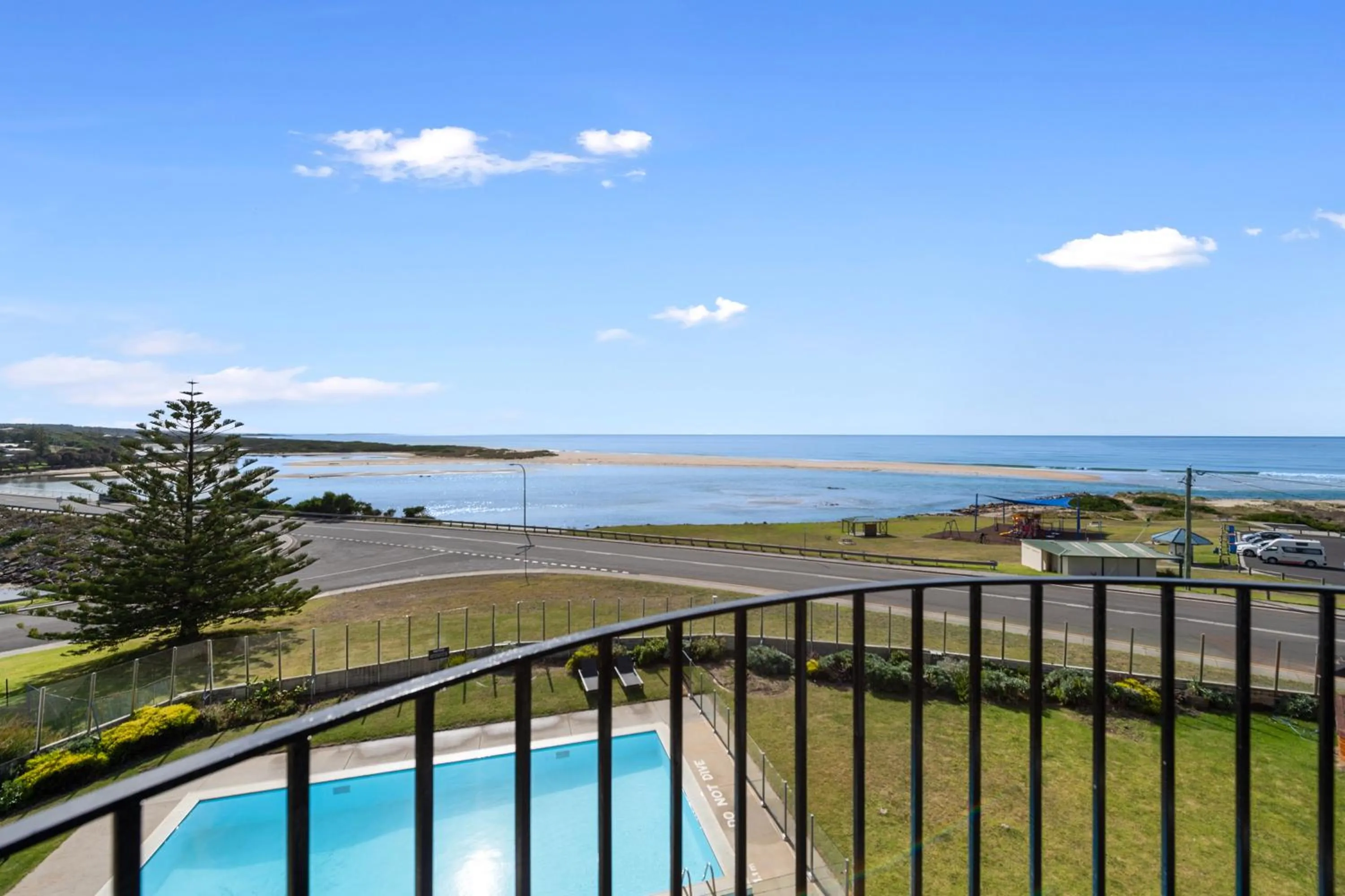 Sea view in Scamander Beach Resort