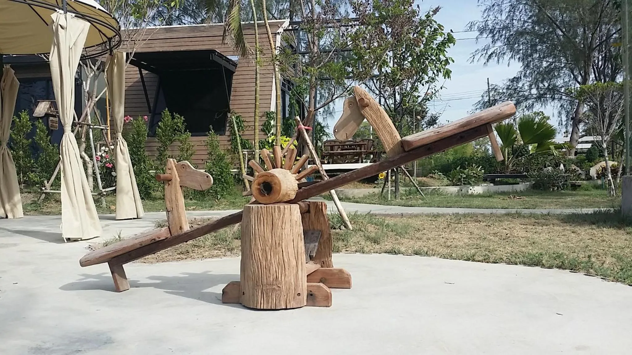 Children play ground in T'Luck House Resort
