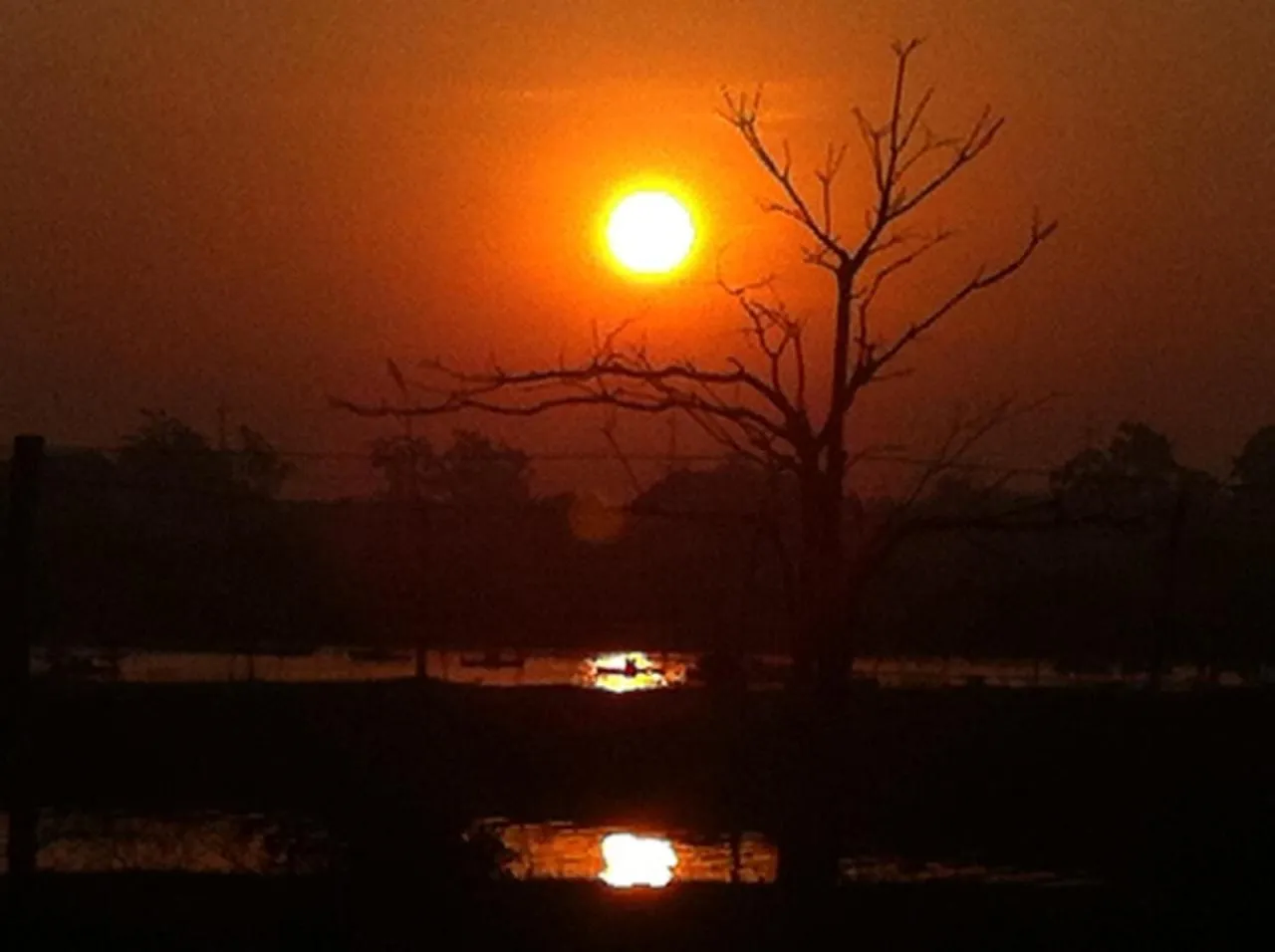 Sunrise in T'Luck House Resort