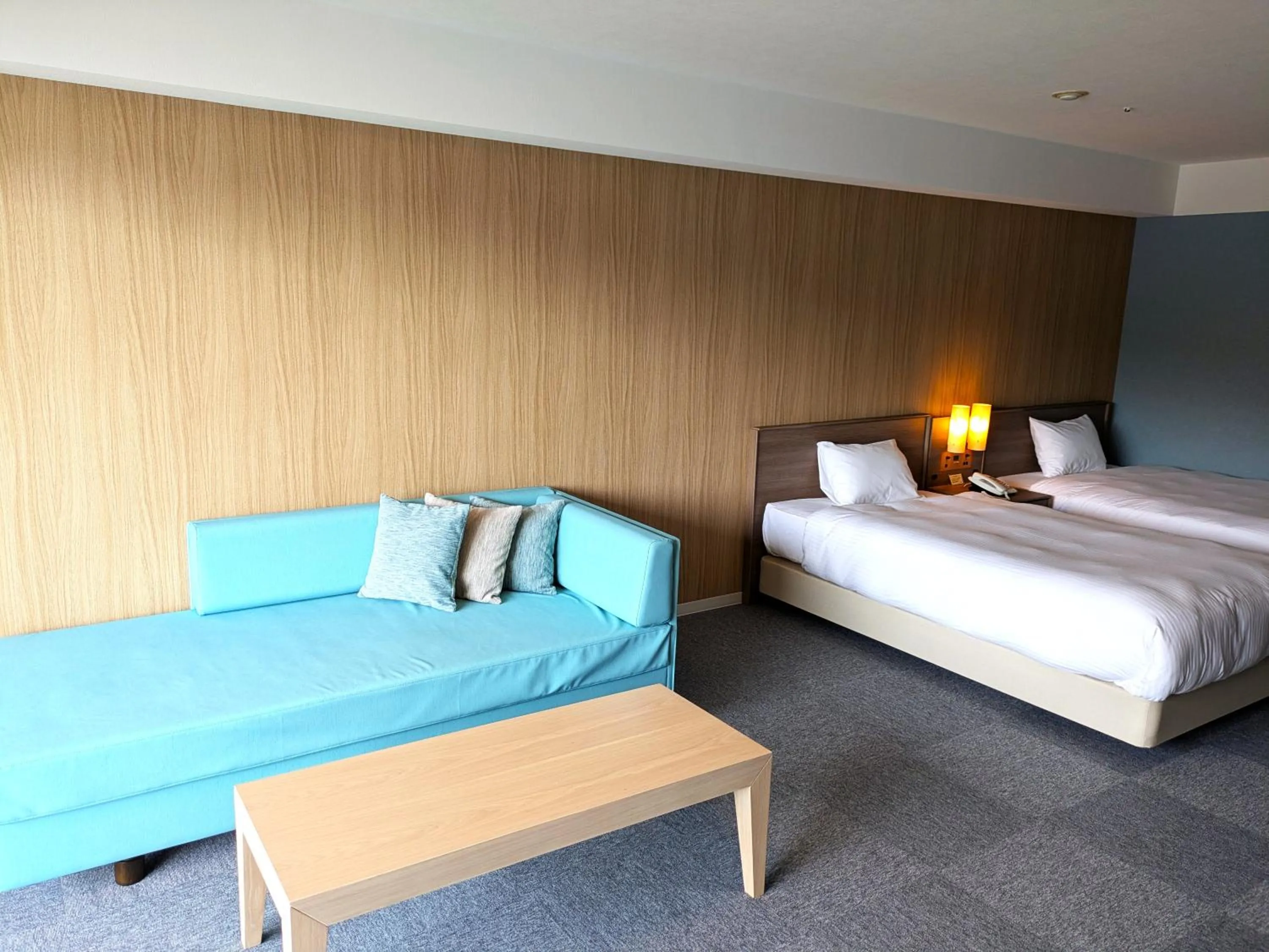 Bed in Akazawa Onsen Hotel