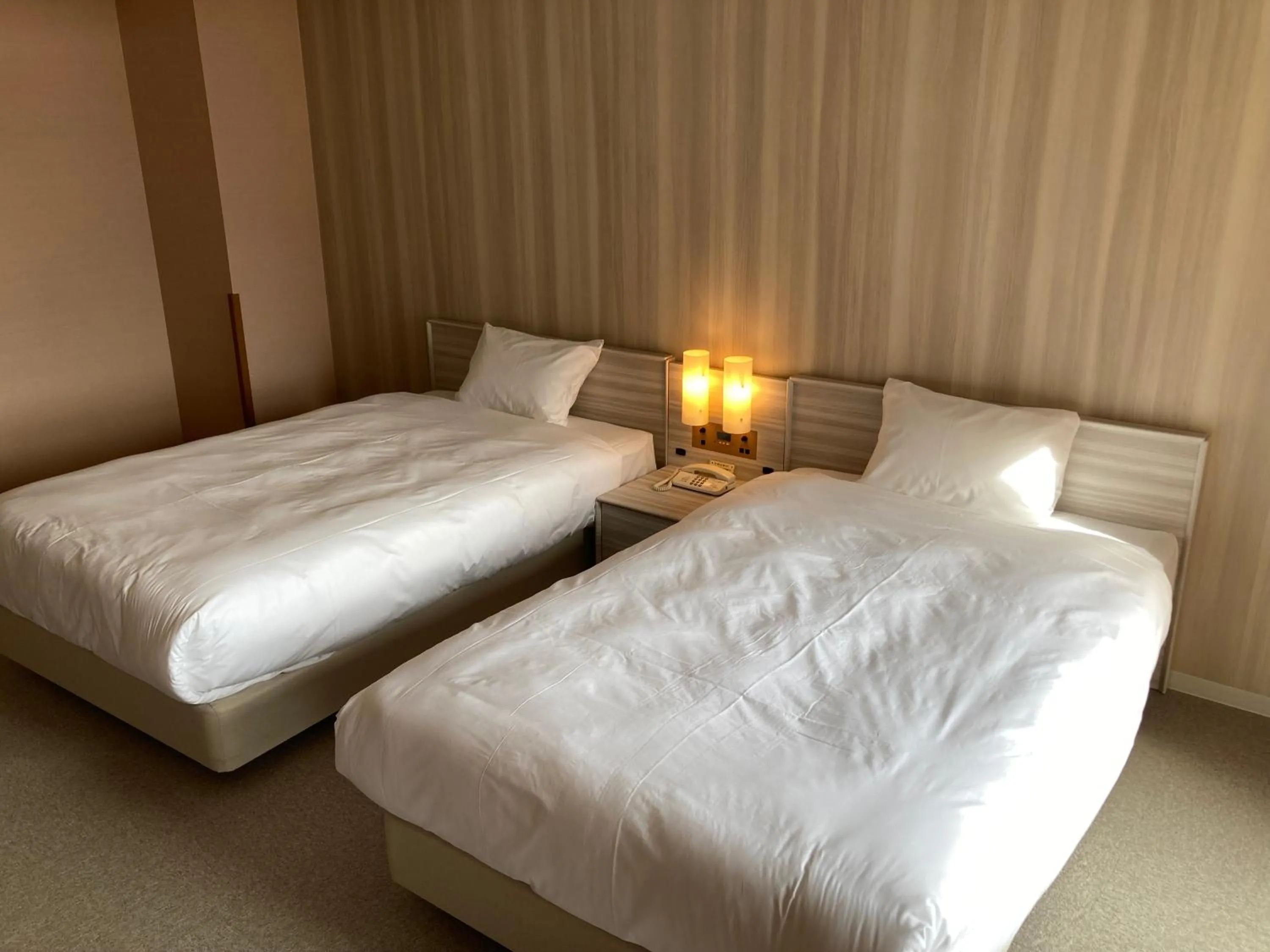 Bed in Akazawa Onsen Hotel