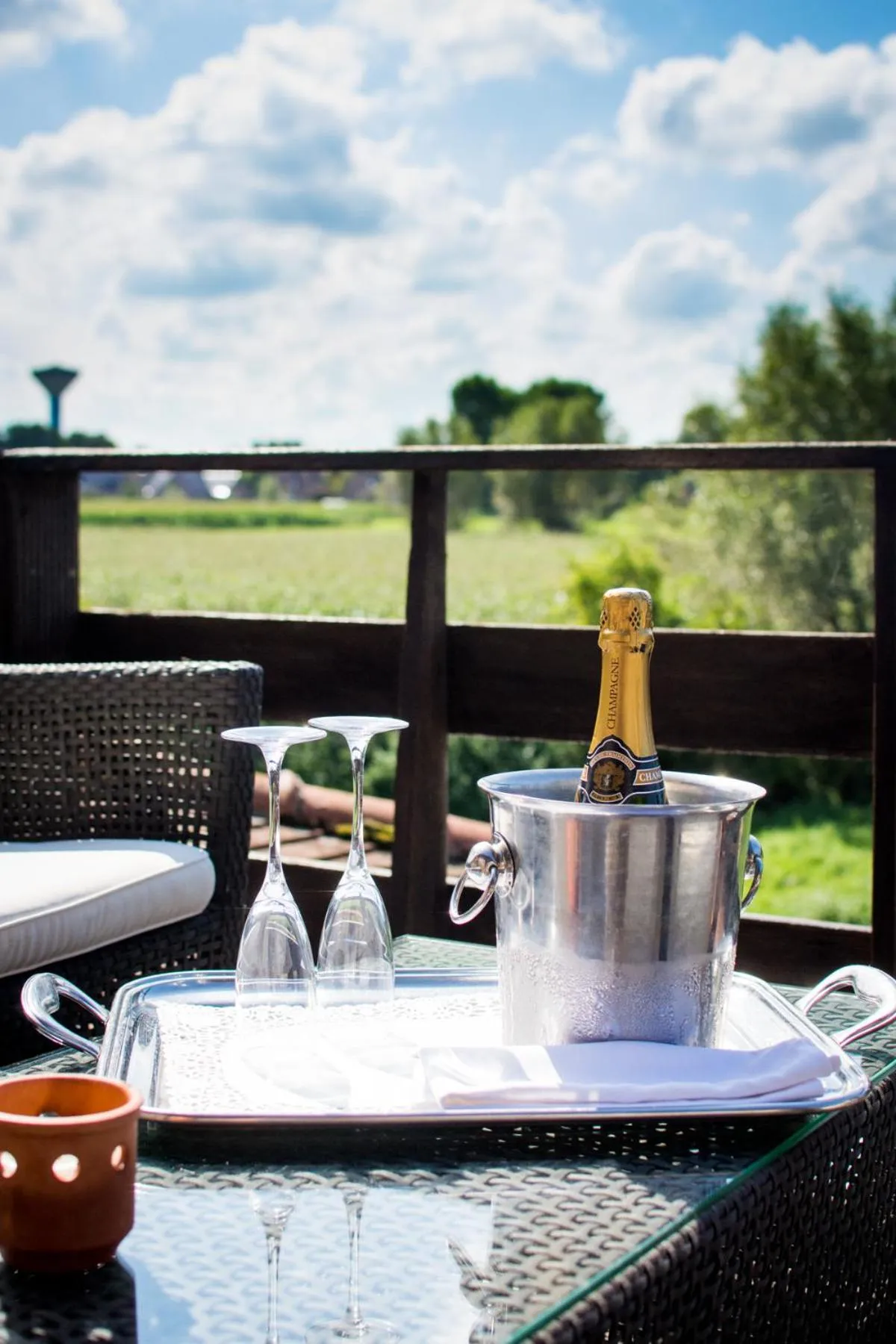 Balcony/Terrace in Hotel De Stokerij