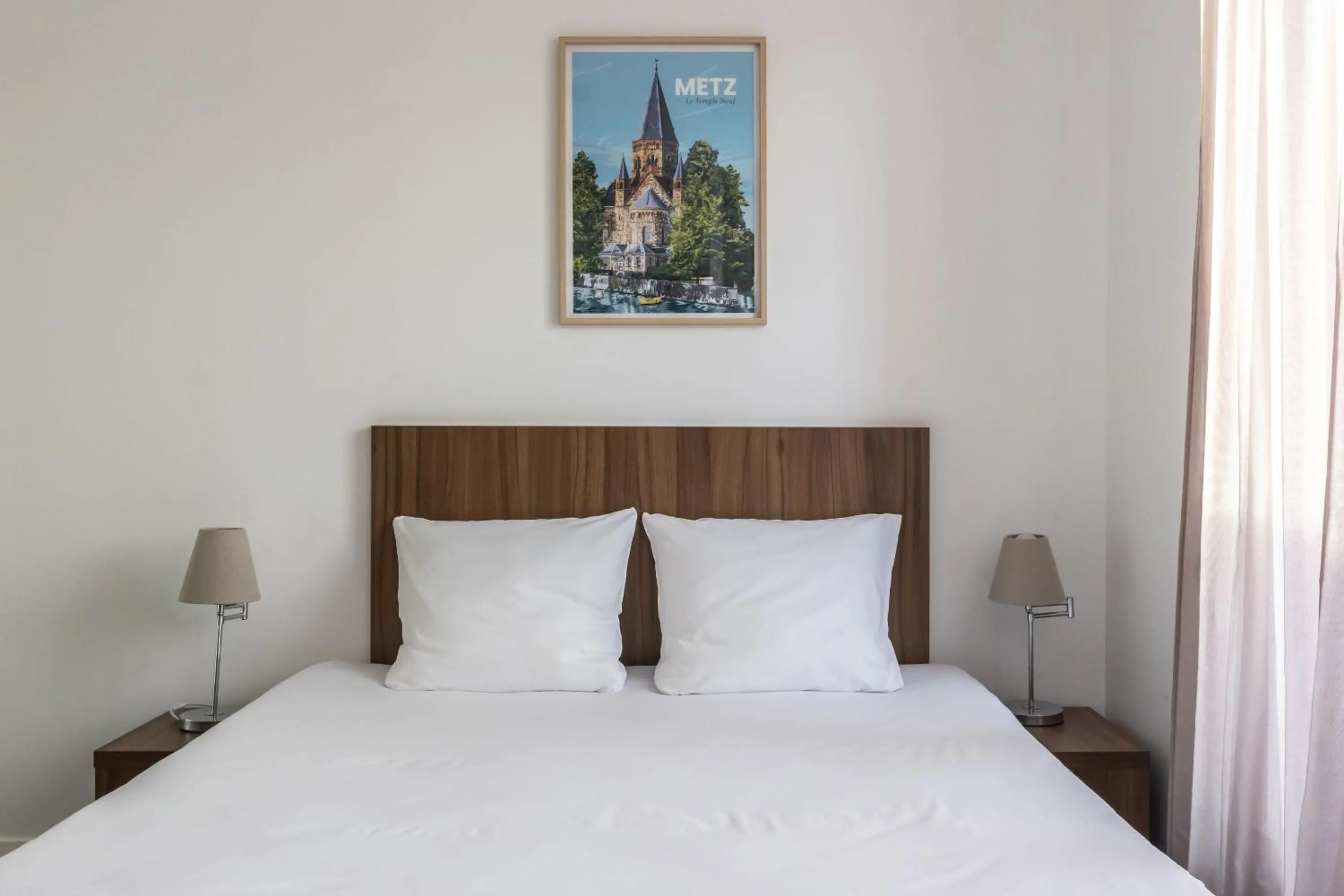 Bed in Appart Hotel Odalys City Metz Manufacture