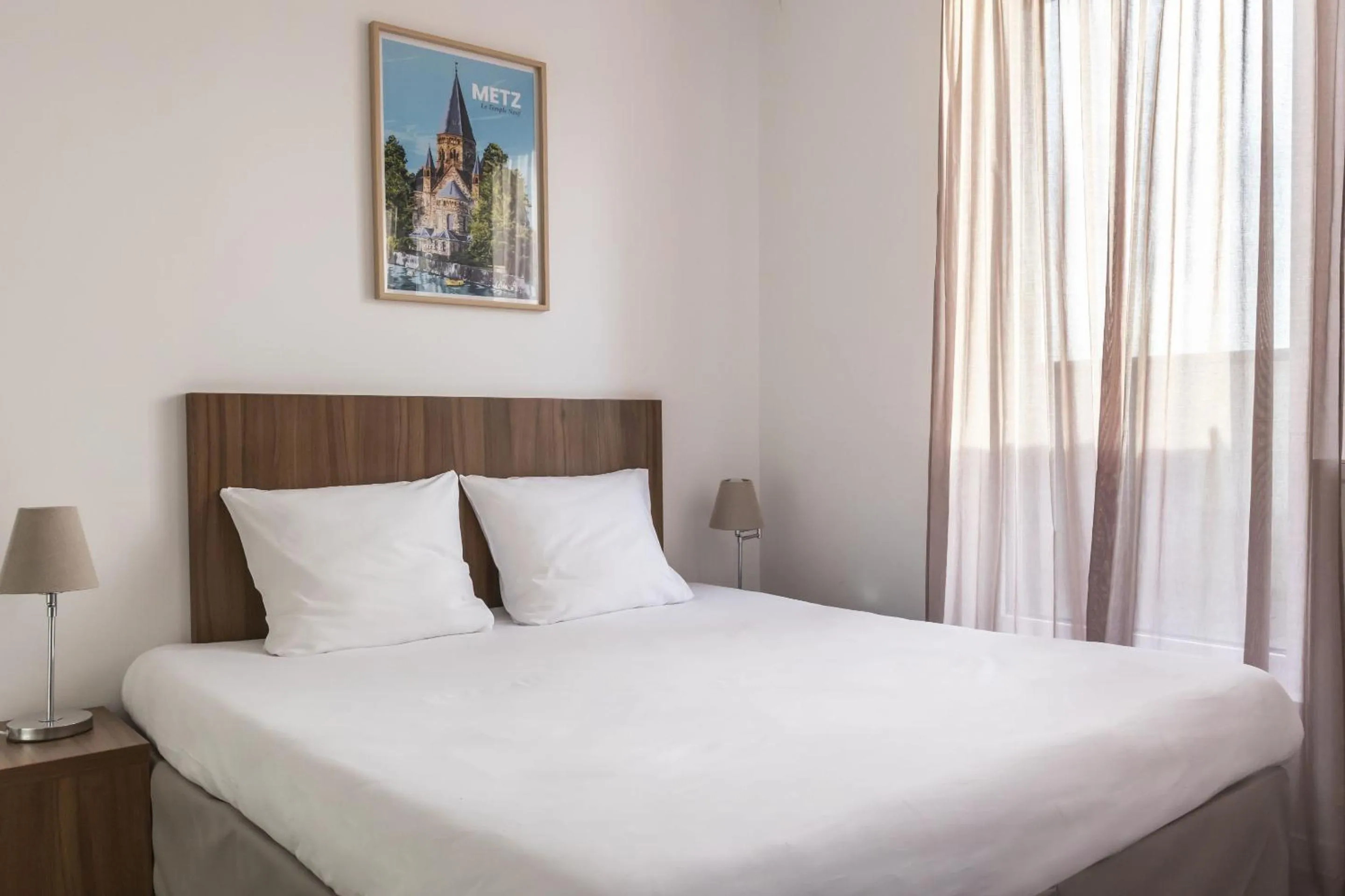 Bed in Appart Hotel Odalys City Metz Manufacture