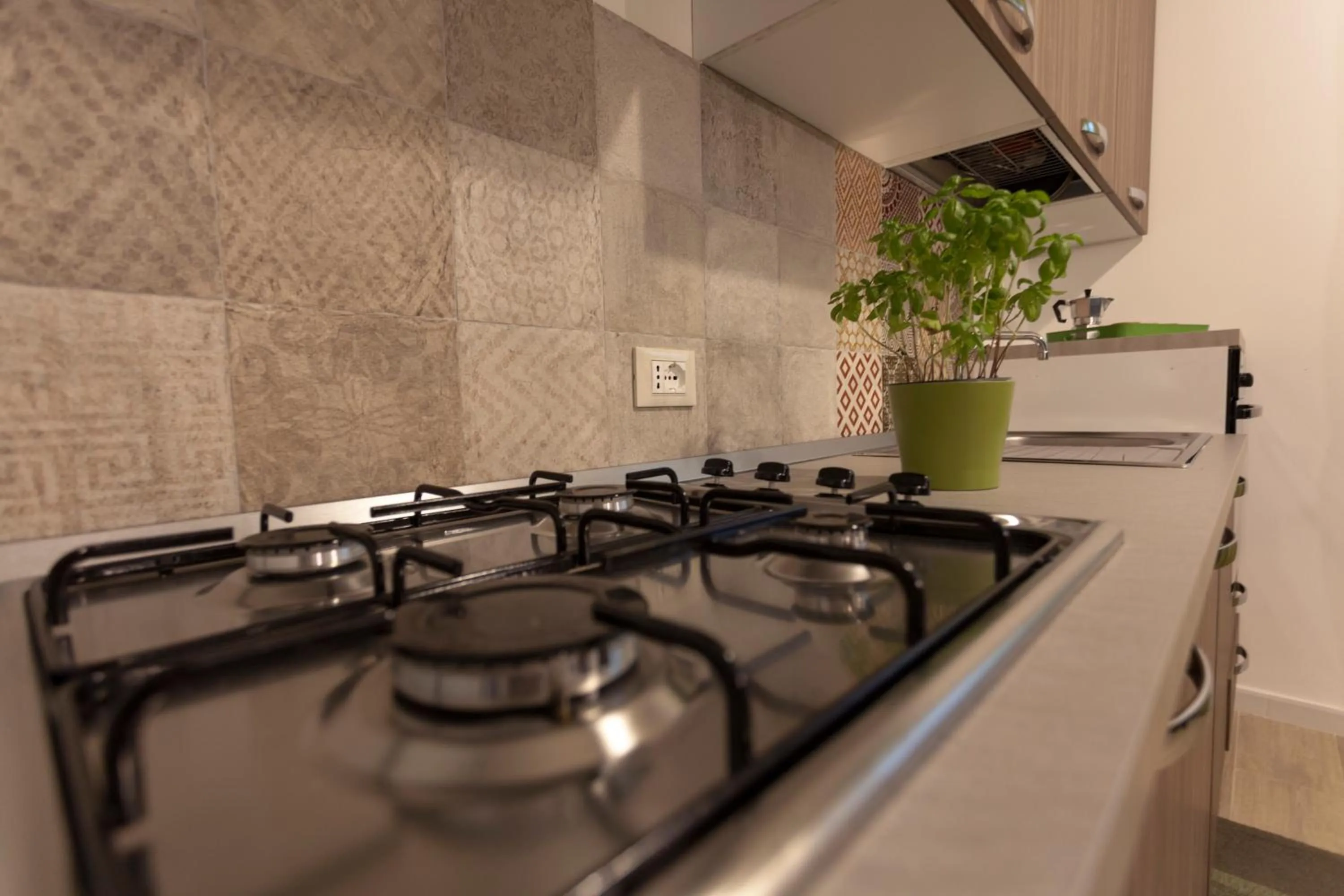 Communal kitchen in Piazza Marina