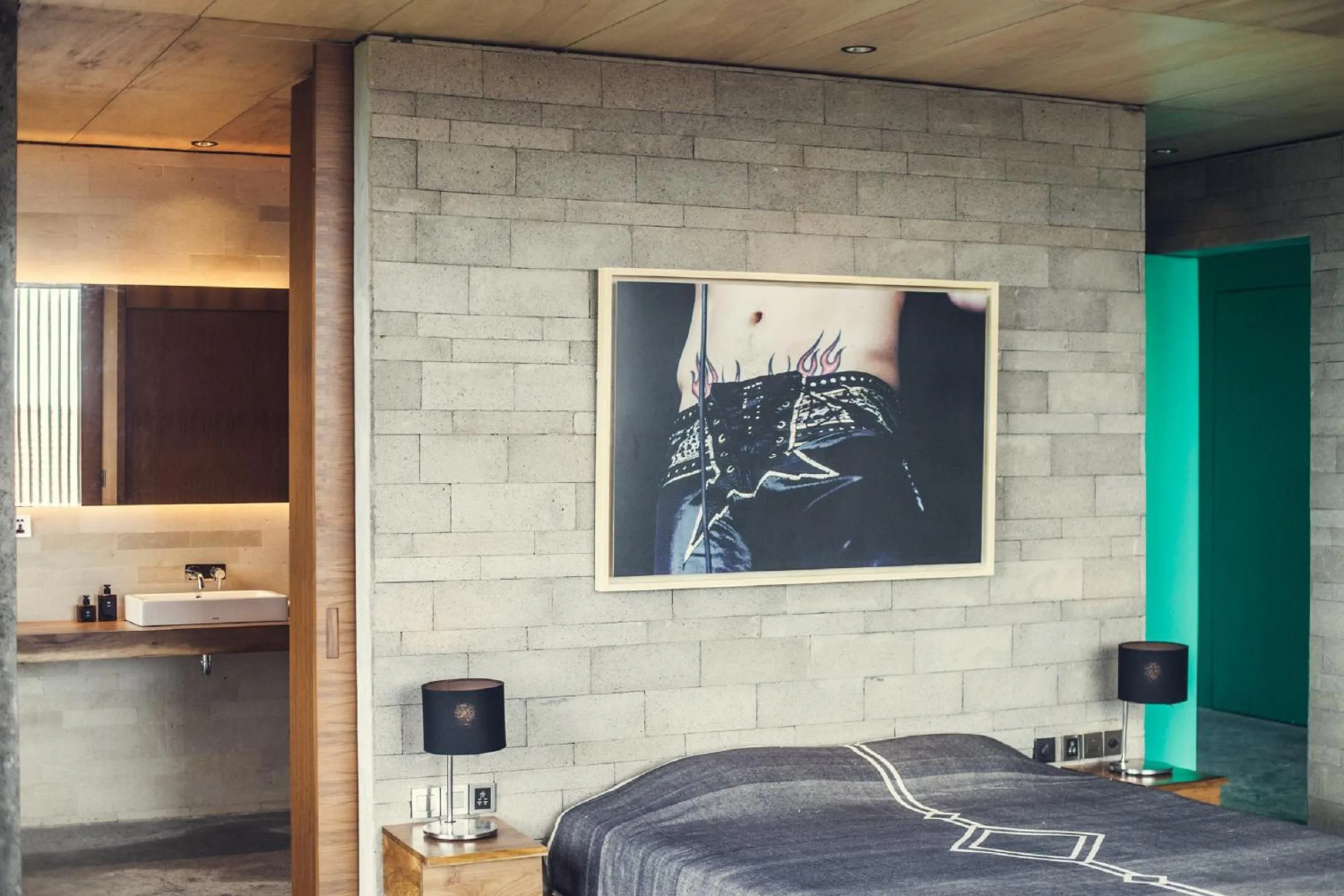 Decorative detail, Bed in The Slow