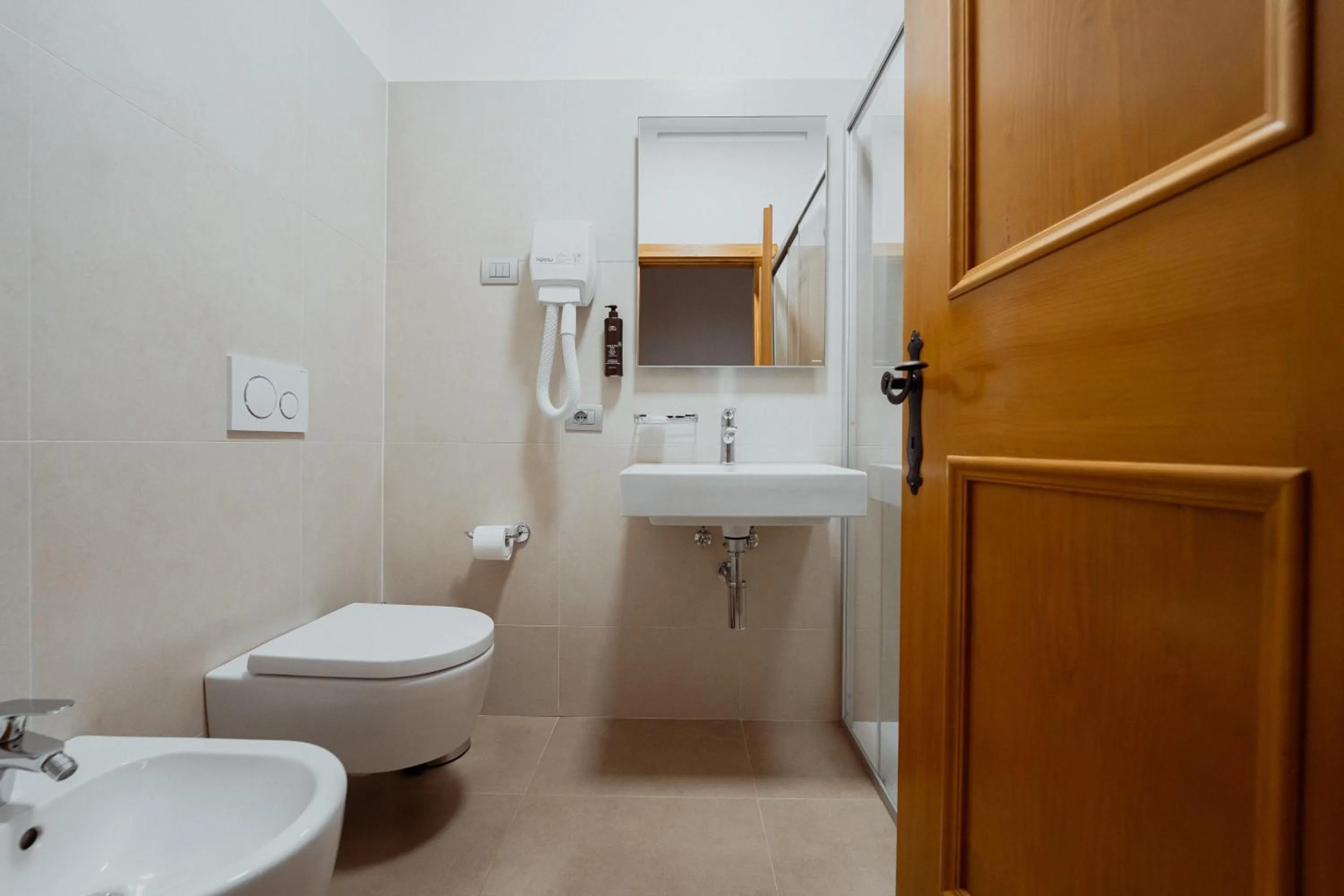 Bathroom in Hotel Albergo Dolomiti