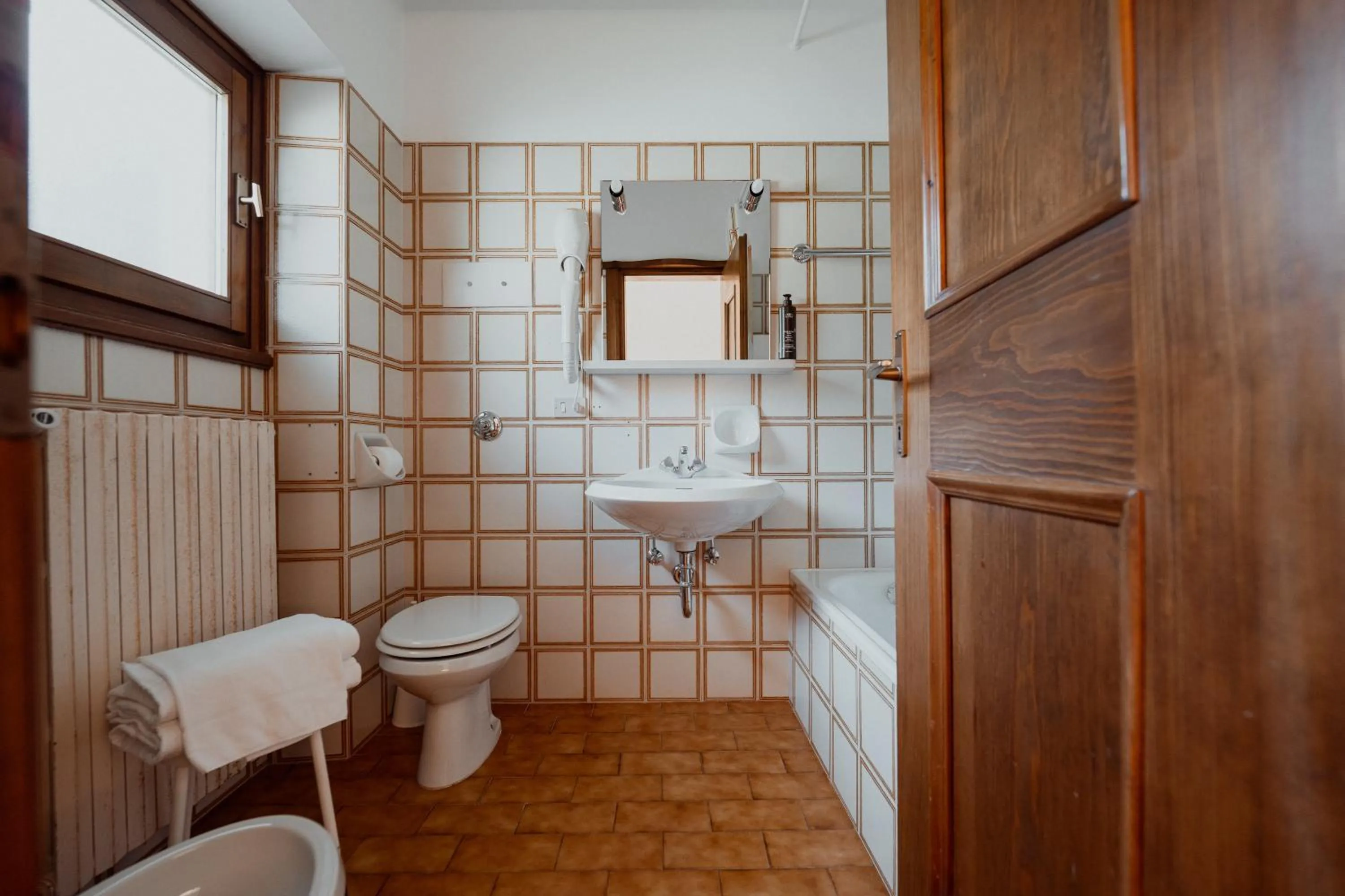 Bathroom in Hotel Albergo Dolomiti