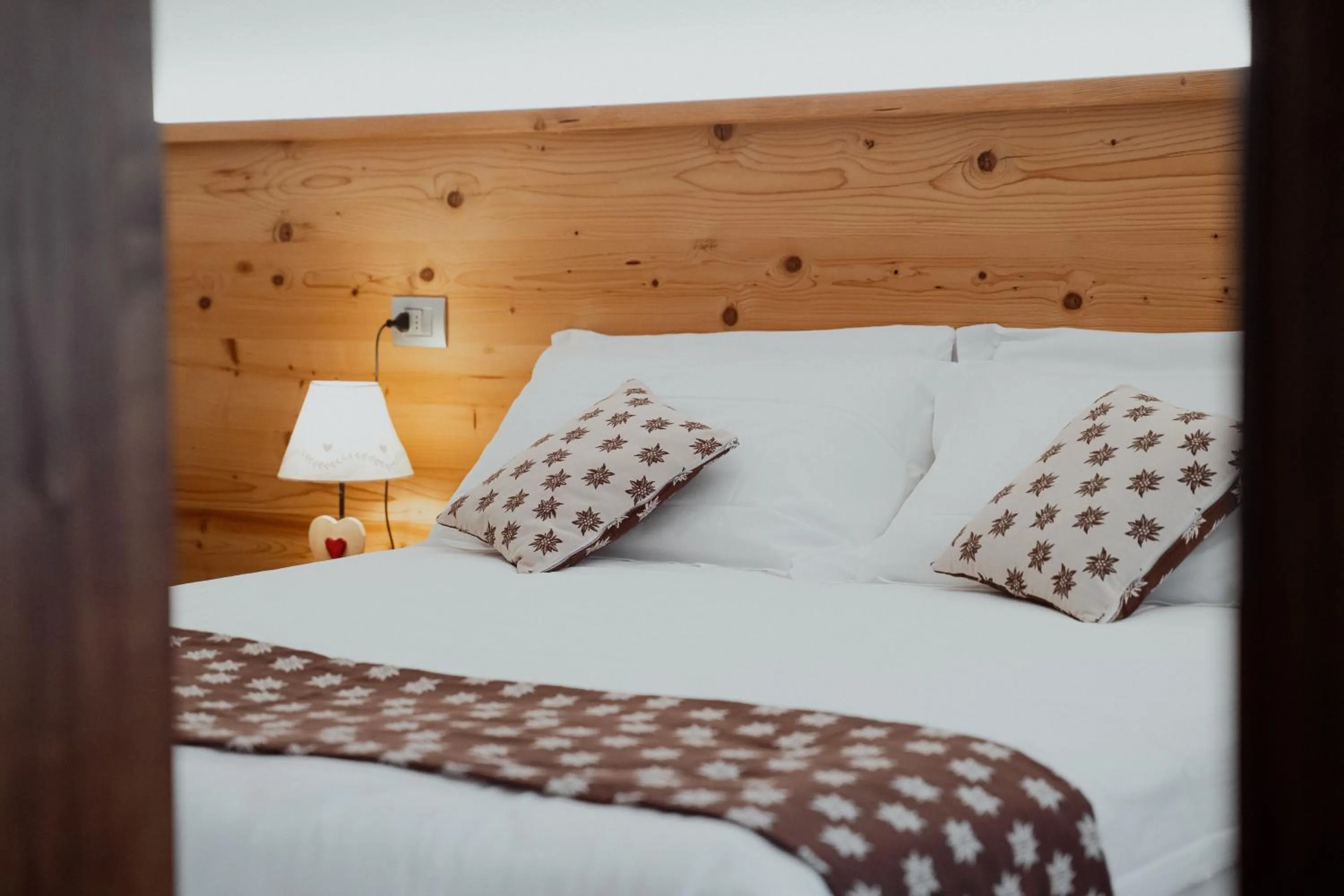Bedroom, Bed in Hotel Albergo Dolomiti