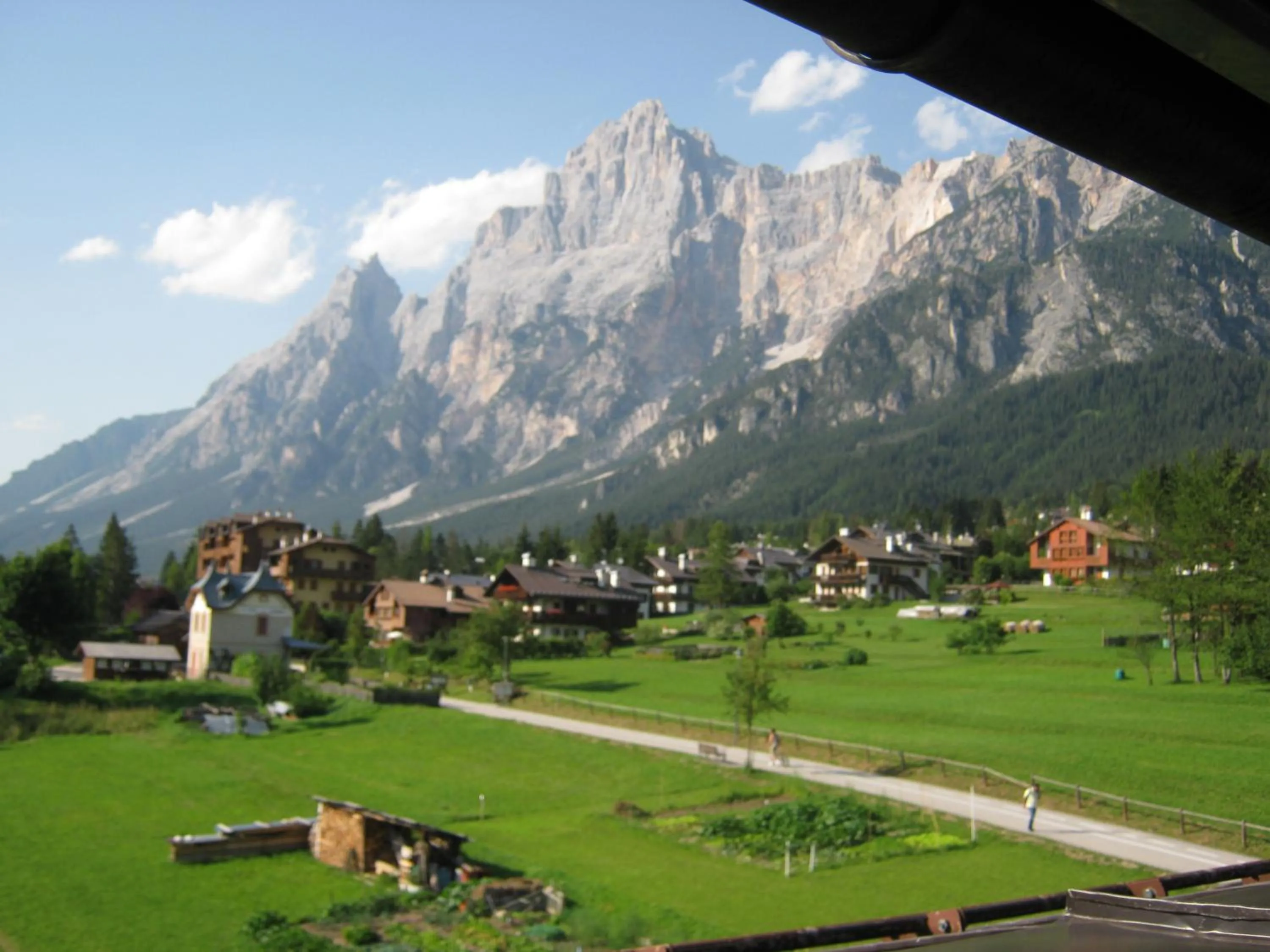 Mountain view in Hotel Albergo Dolomiti